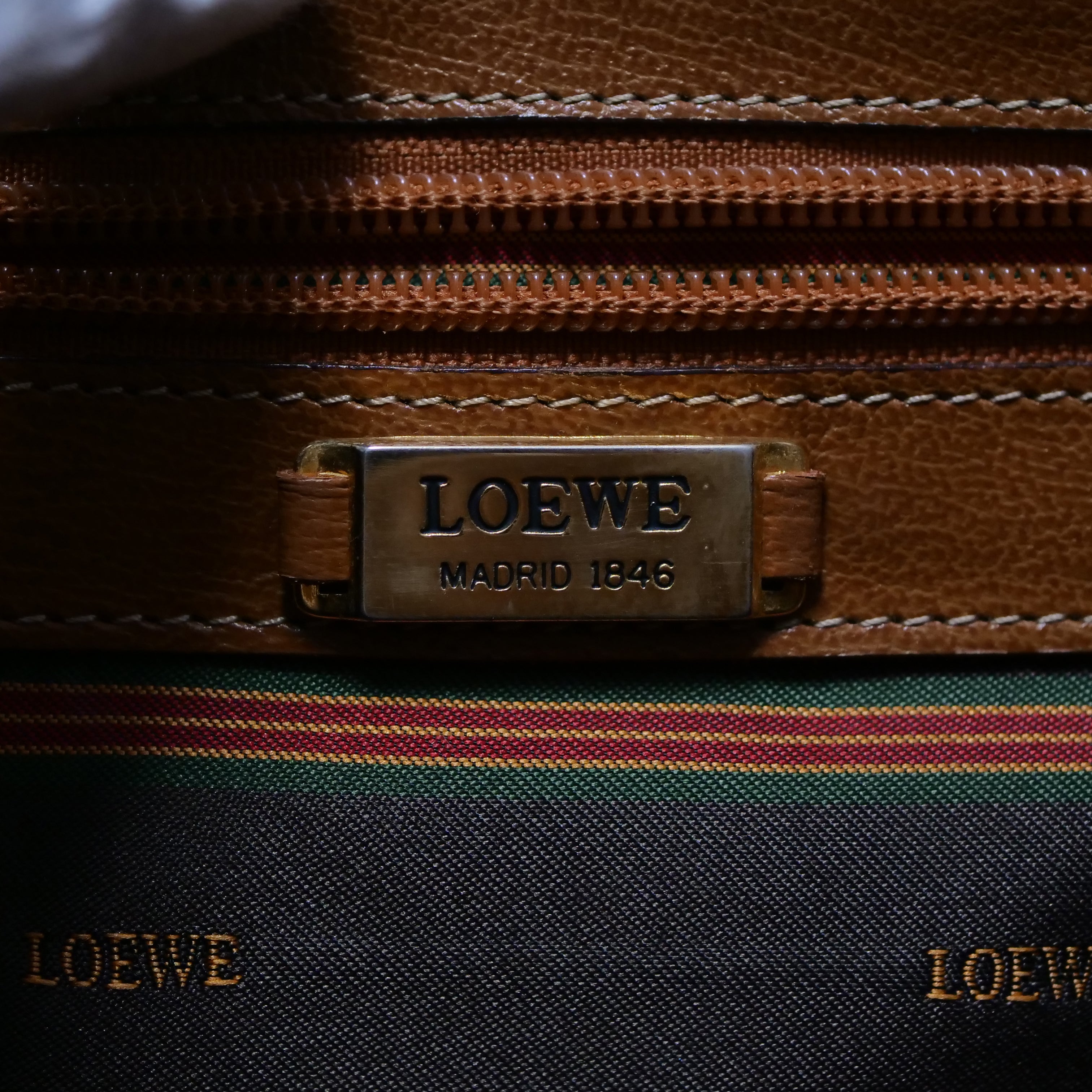 LOEWE Velazquez 2Way Bag Vintage Leather