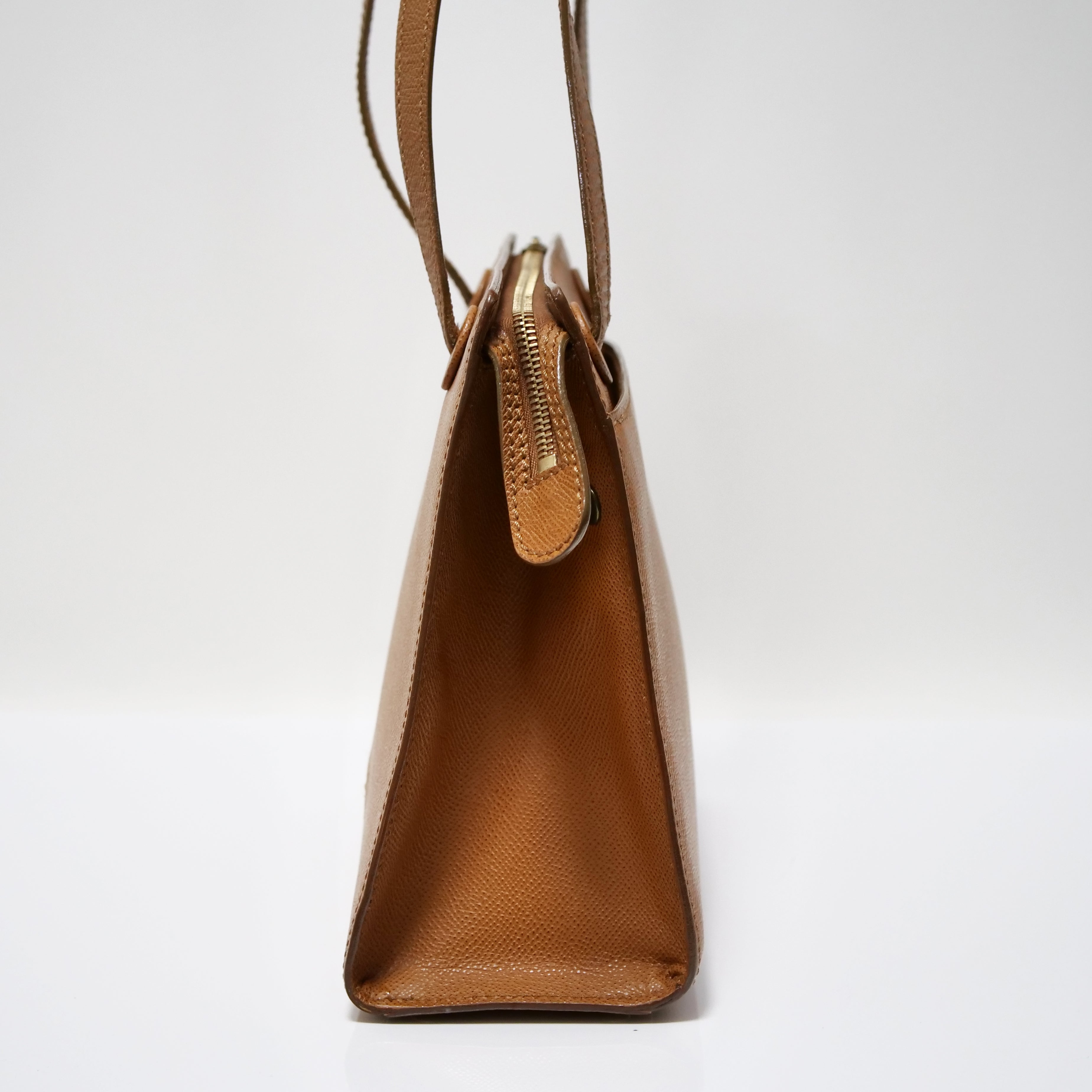 CHANEL Caviar Skin Vintage Shoulder Bag Brown