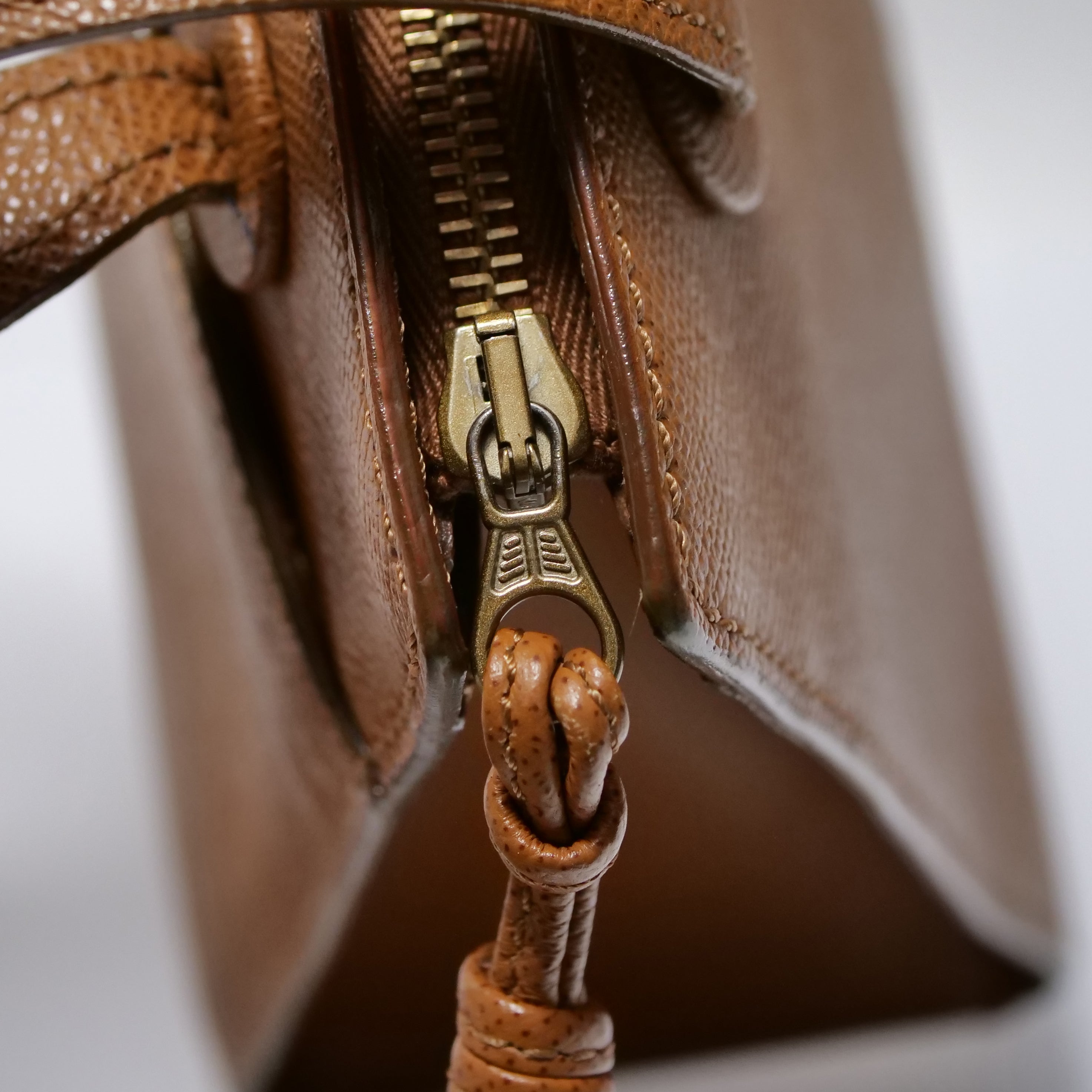 CHANEL Caviar Skin Vintage Shoulder Bag Brown
