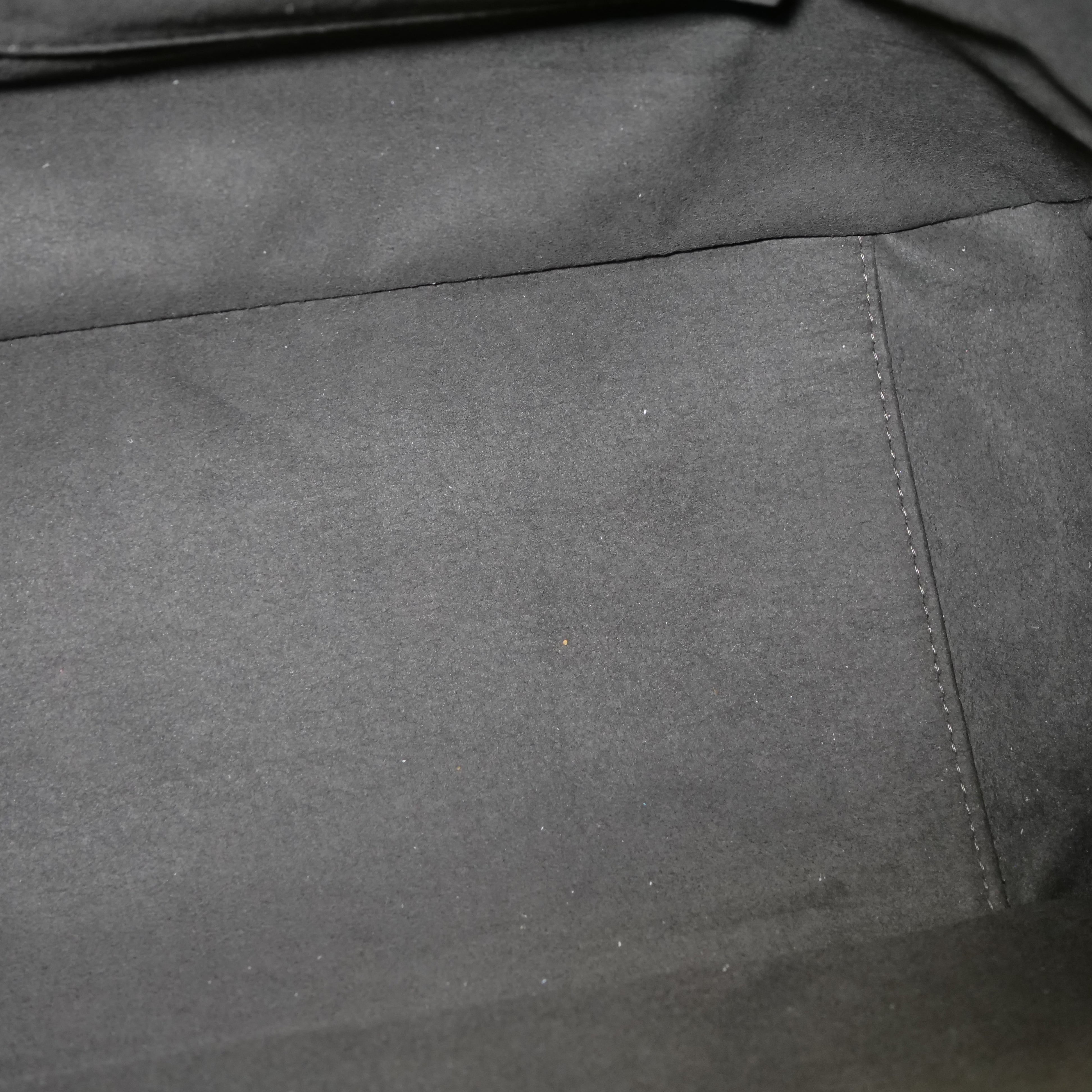 FENDI Selleria FF Tote 2-Way Bag Leather Black