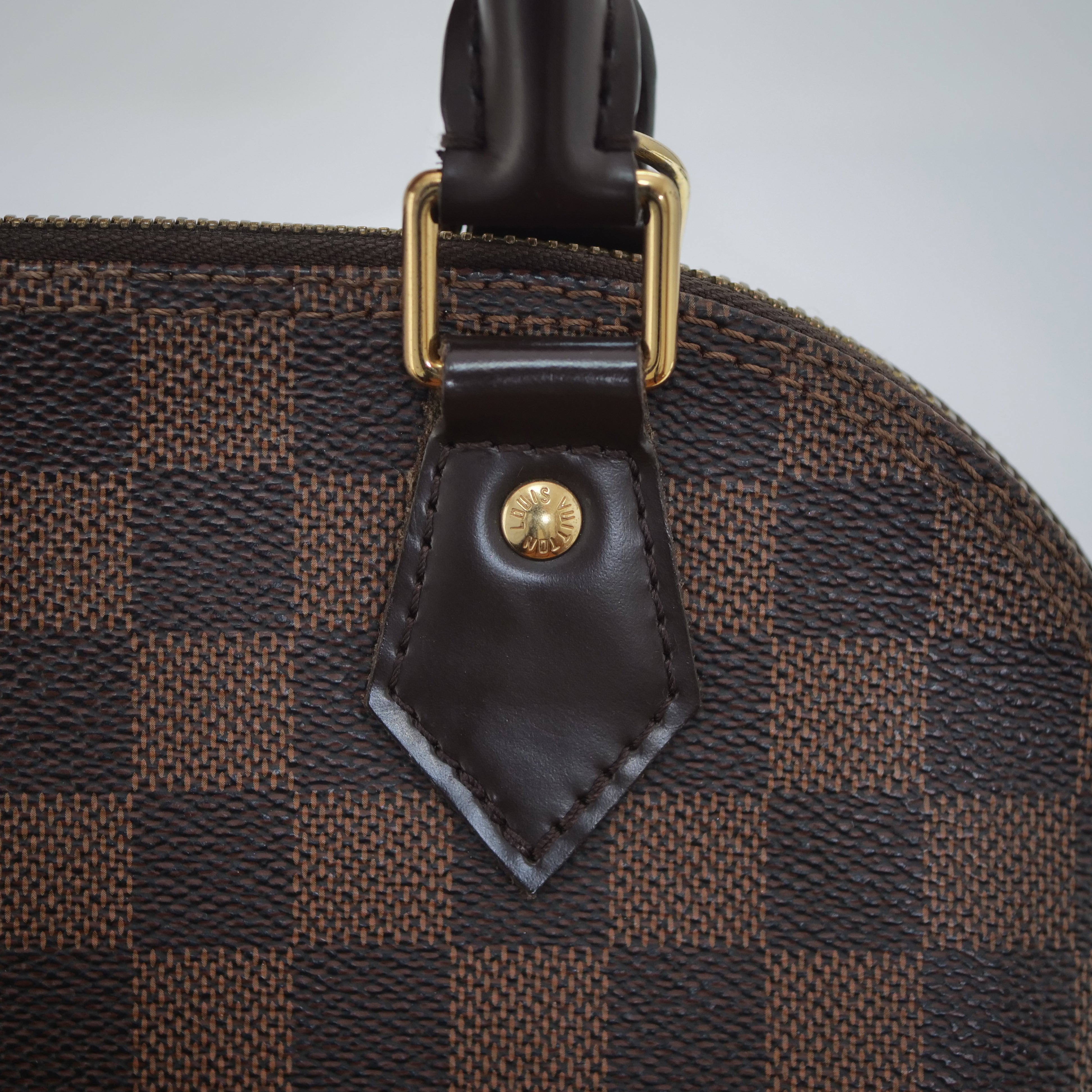 LOUIS VUITTON Alma BB Damier 2Way Bag N41221 ICChip