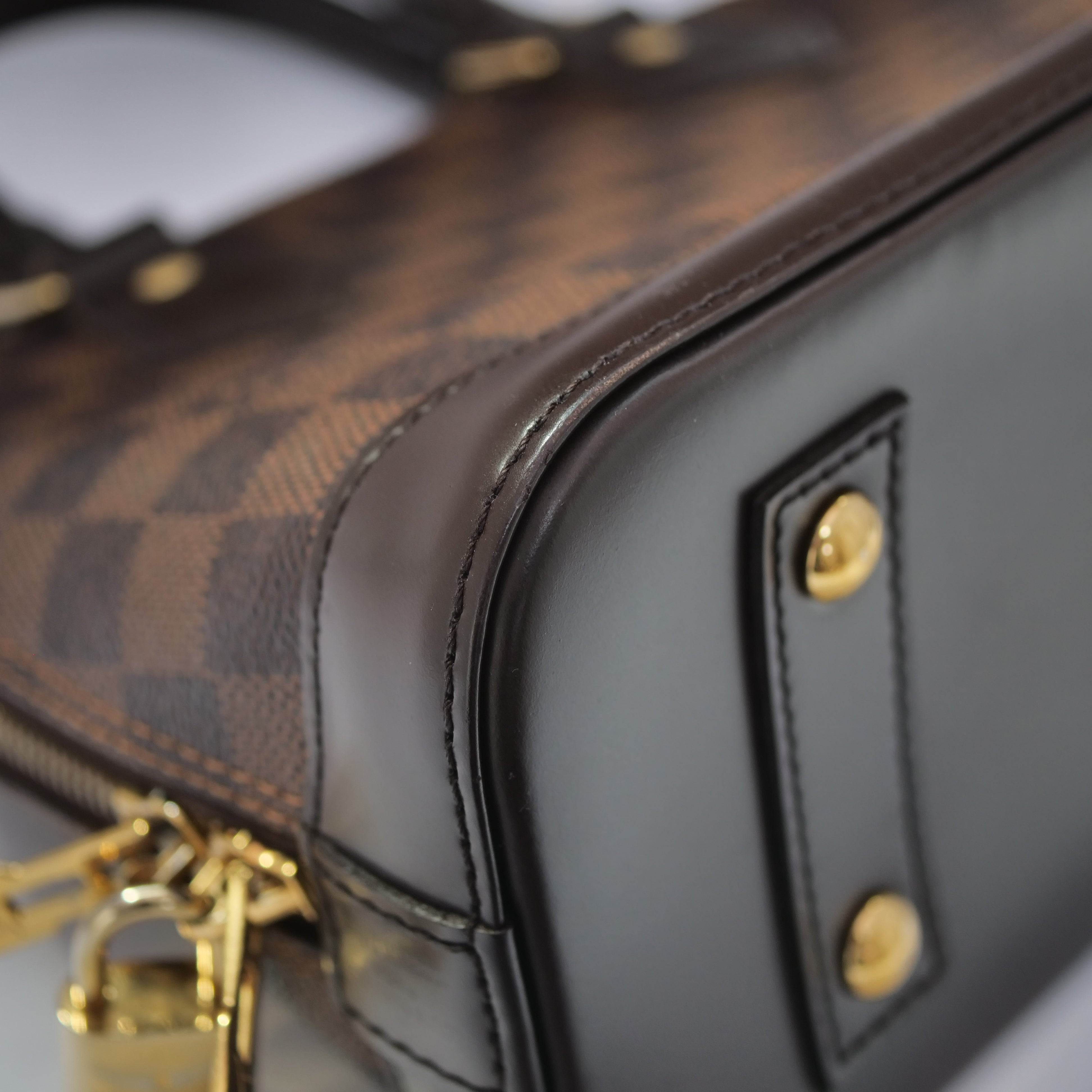 LOUIS VUITTON Alma BB Damier 2Way Bag N41221 ICChip