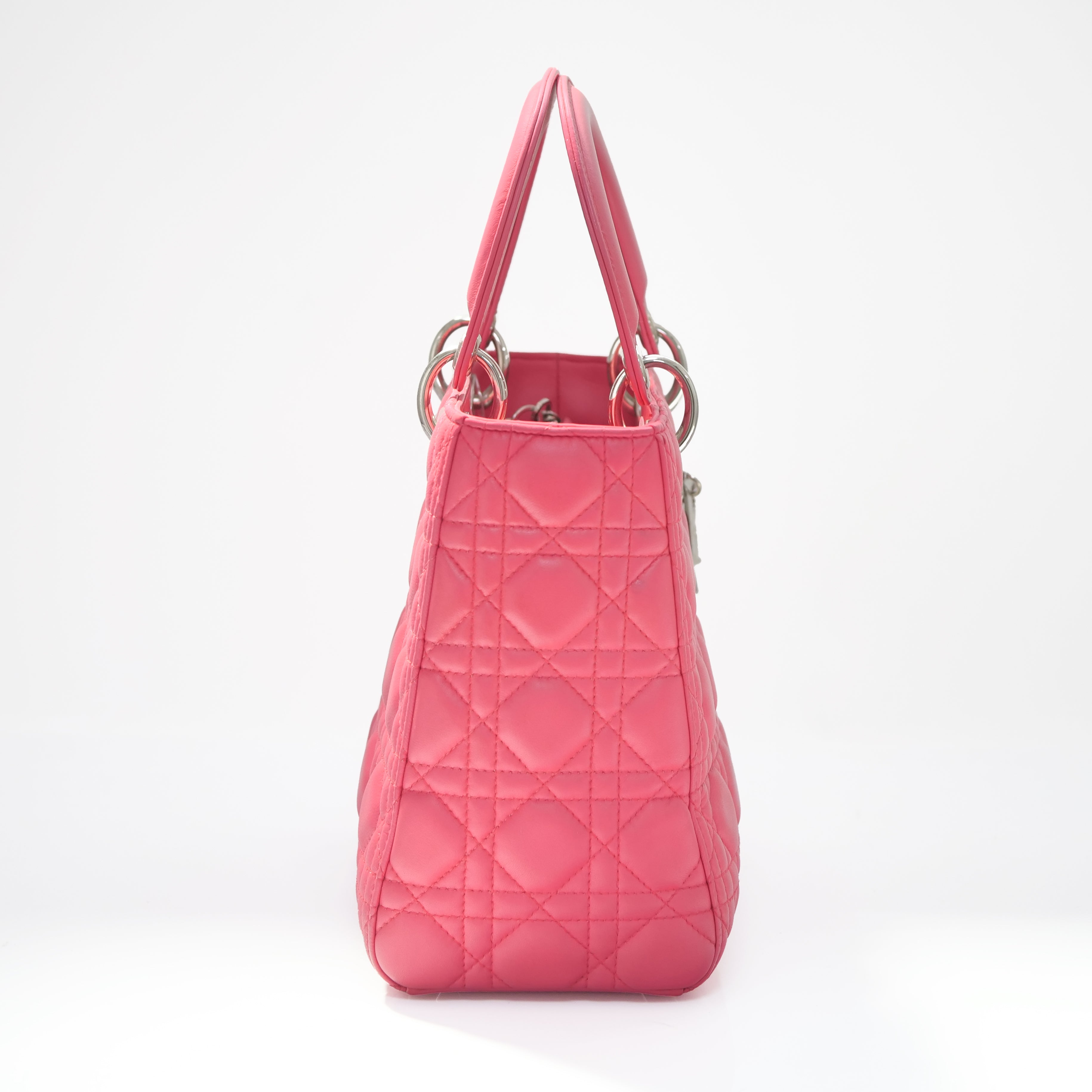 Dior ディオール レディディオール ミディアム ピンク 2WAYバッグ