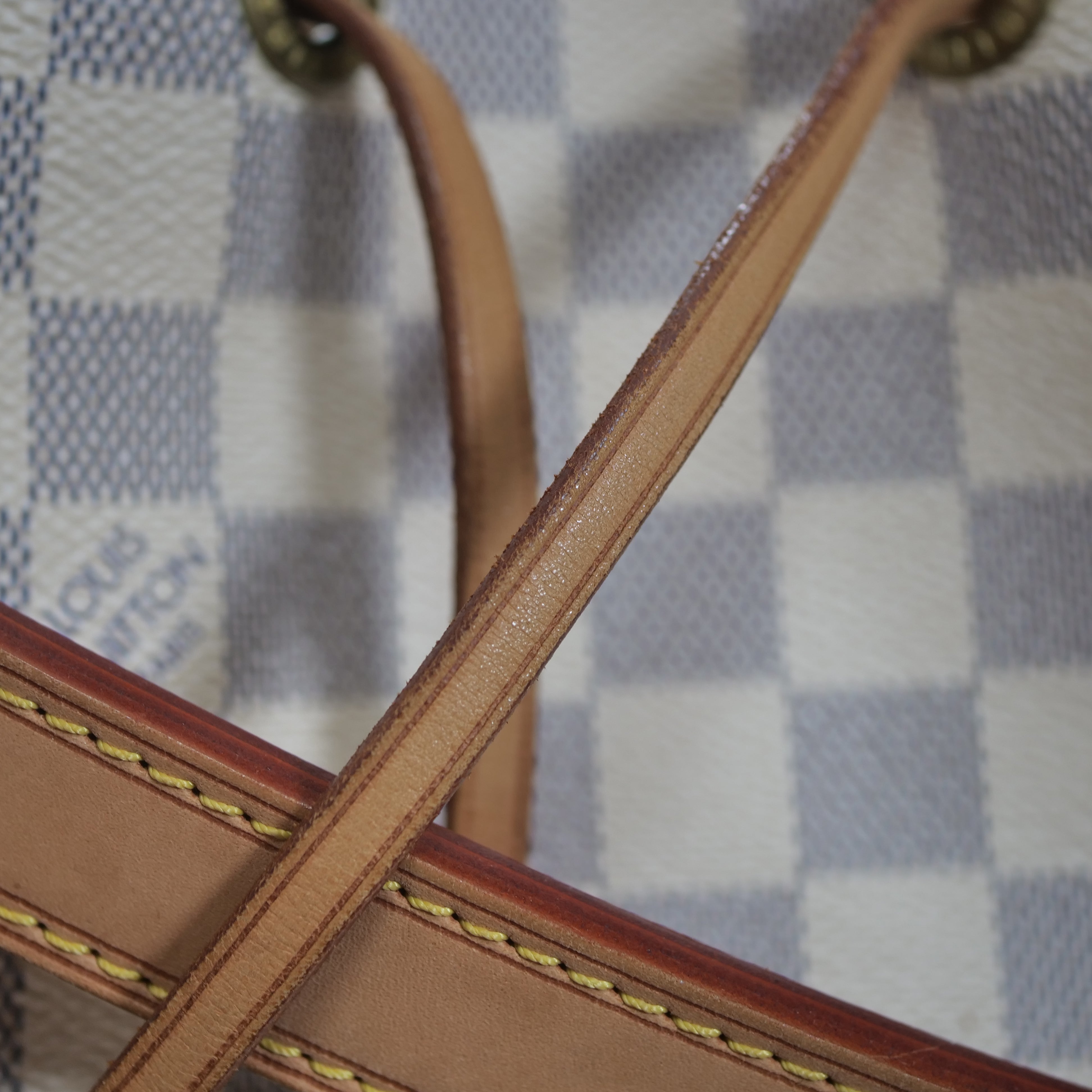 LOUIS VUITTON Noé Damier Azur Hand Bag N41222