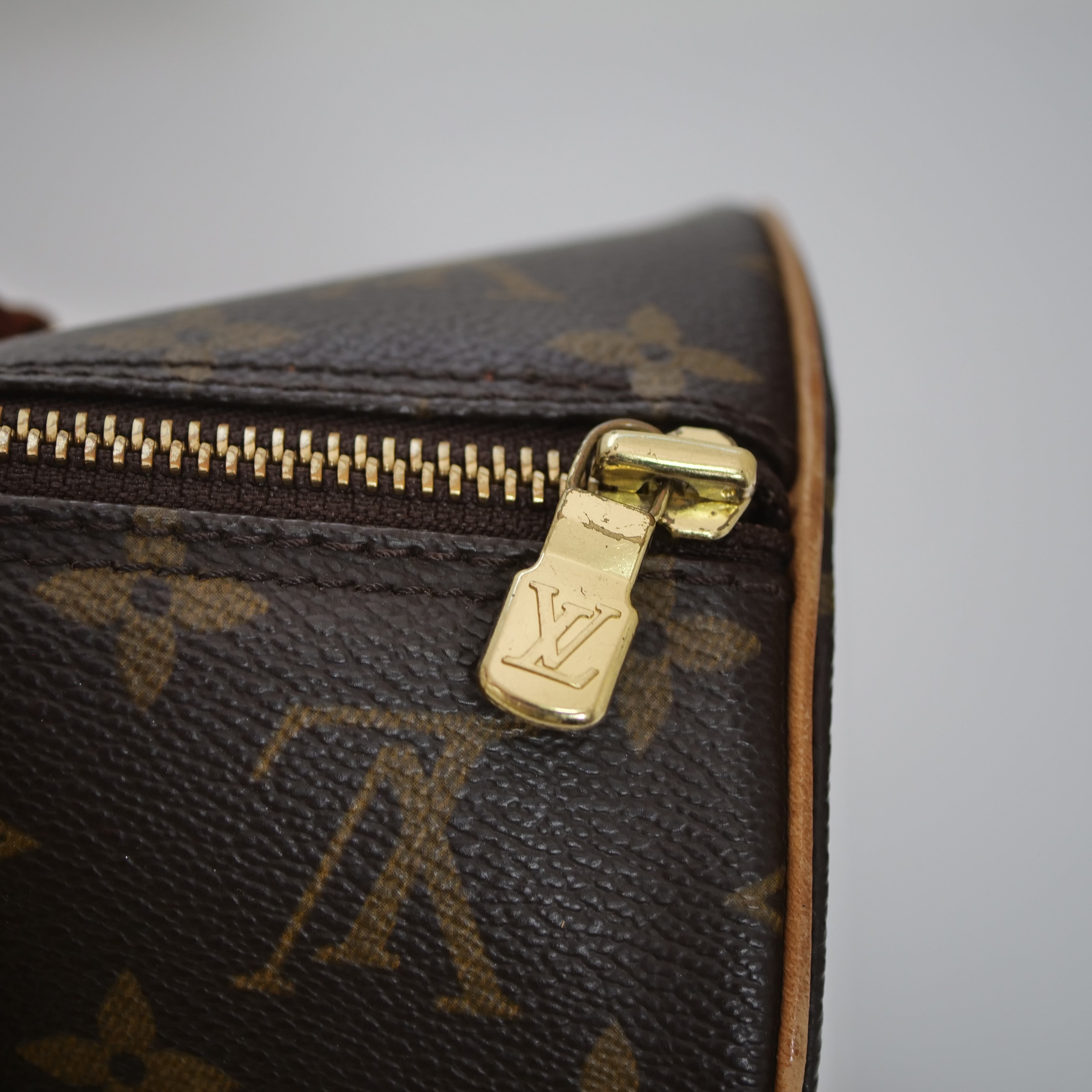 LOUIS VUITTON Papillon 30 Monogram Hand Bag with Pouch M51385