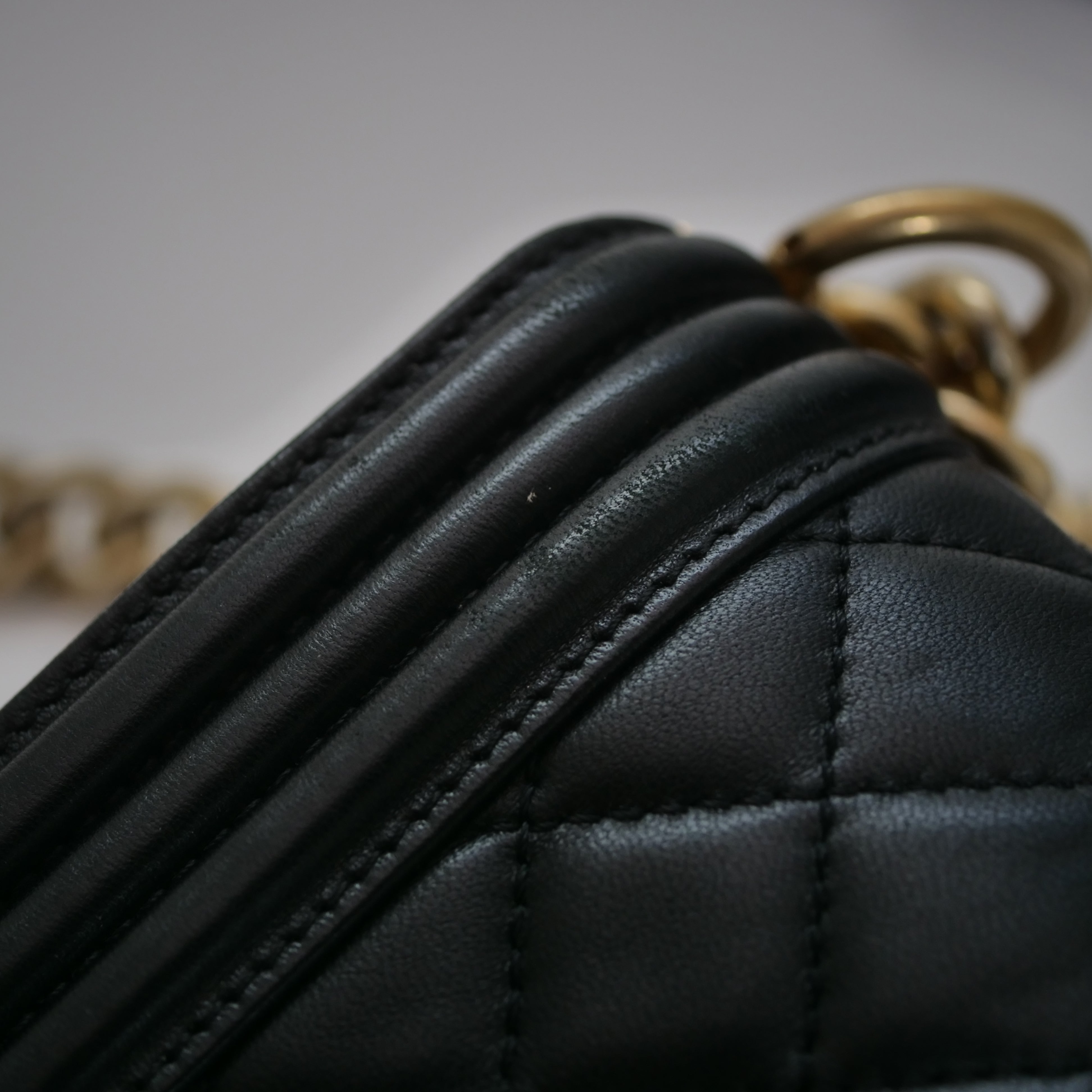 CHANEL シャネル ボーイシャネル スモール ラム チェーンバッグ