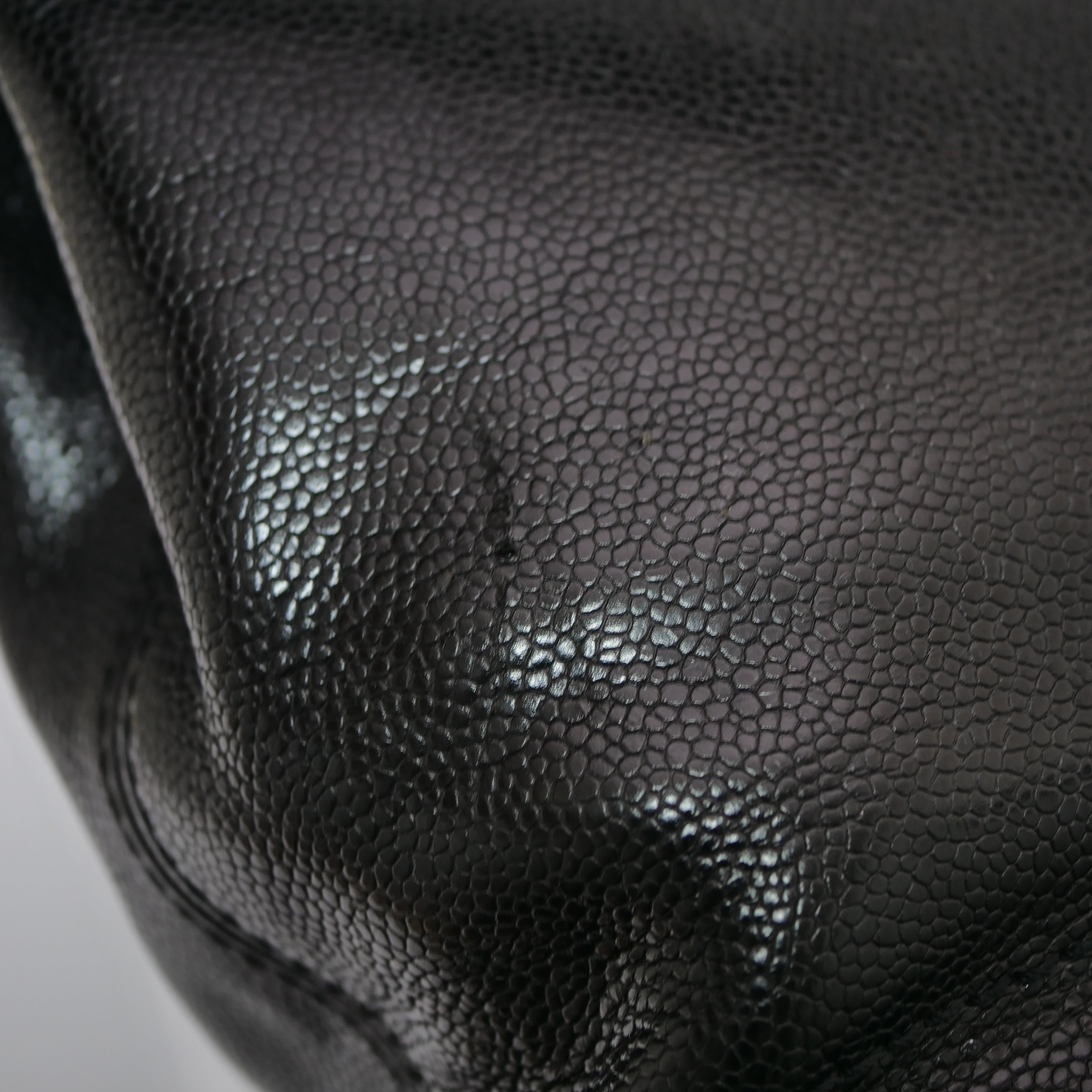 CHANEL Caviar Skin Tote Bag