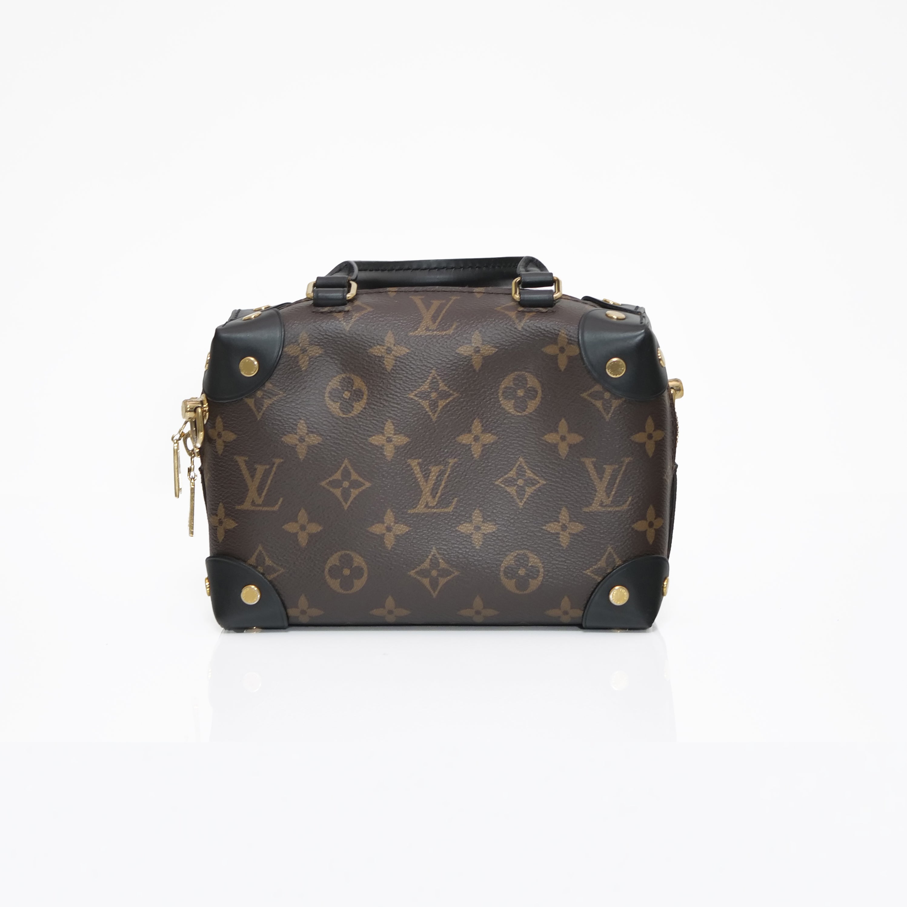 LOUIS VUITTON Petite Malle Souple Monogram Shoulder Bag M45571