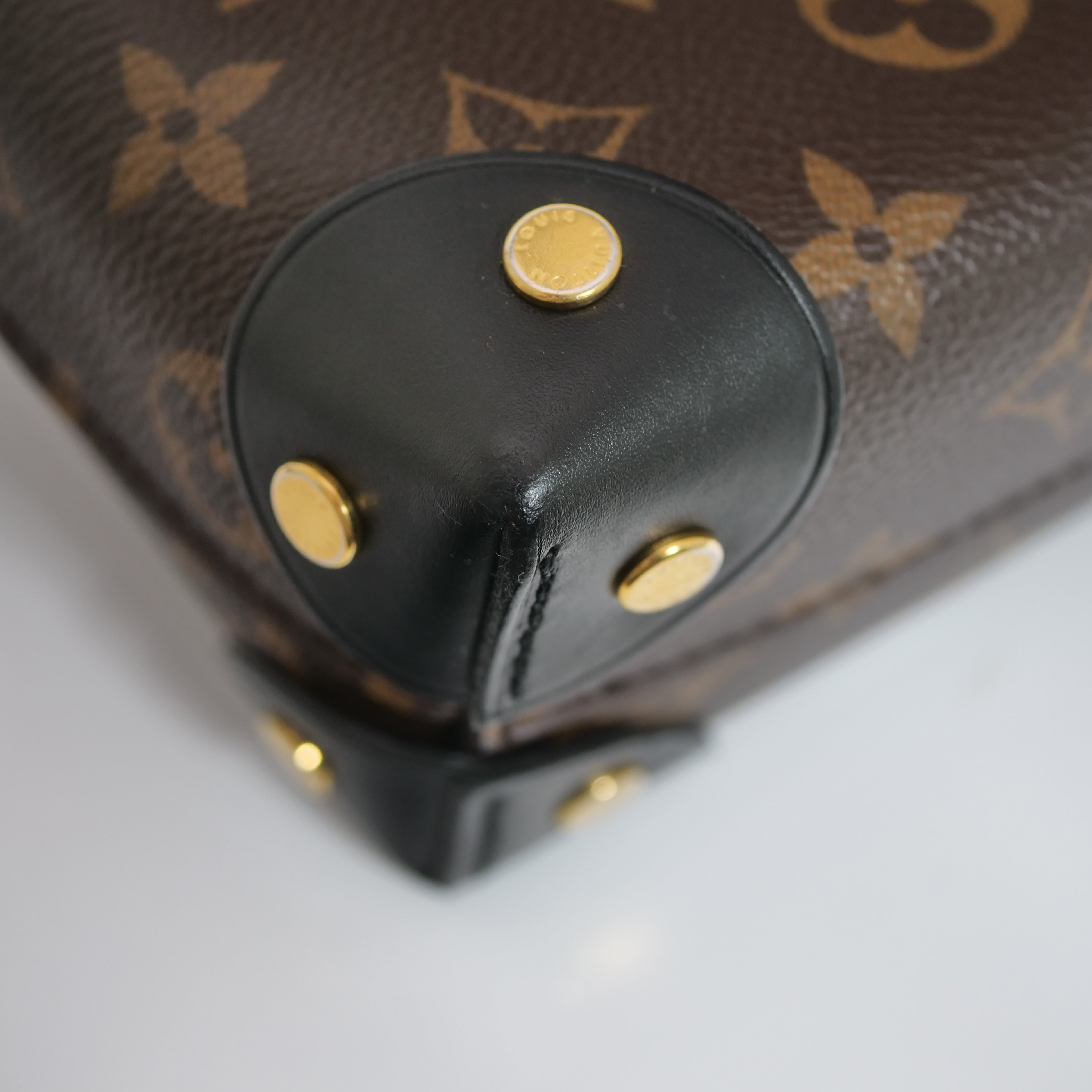 LOUIS VUITTON Petite Malle Souple Monogram Shoulder Bag M45571
