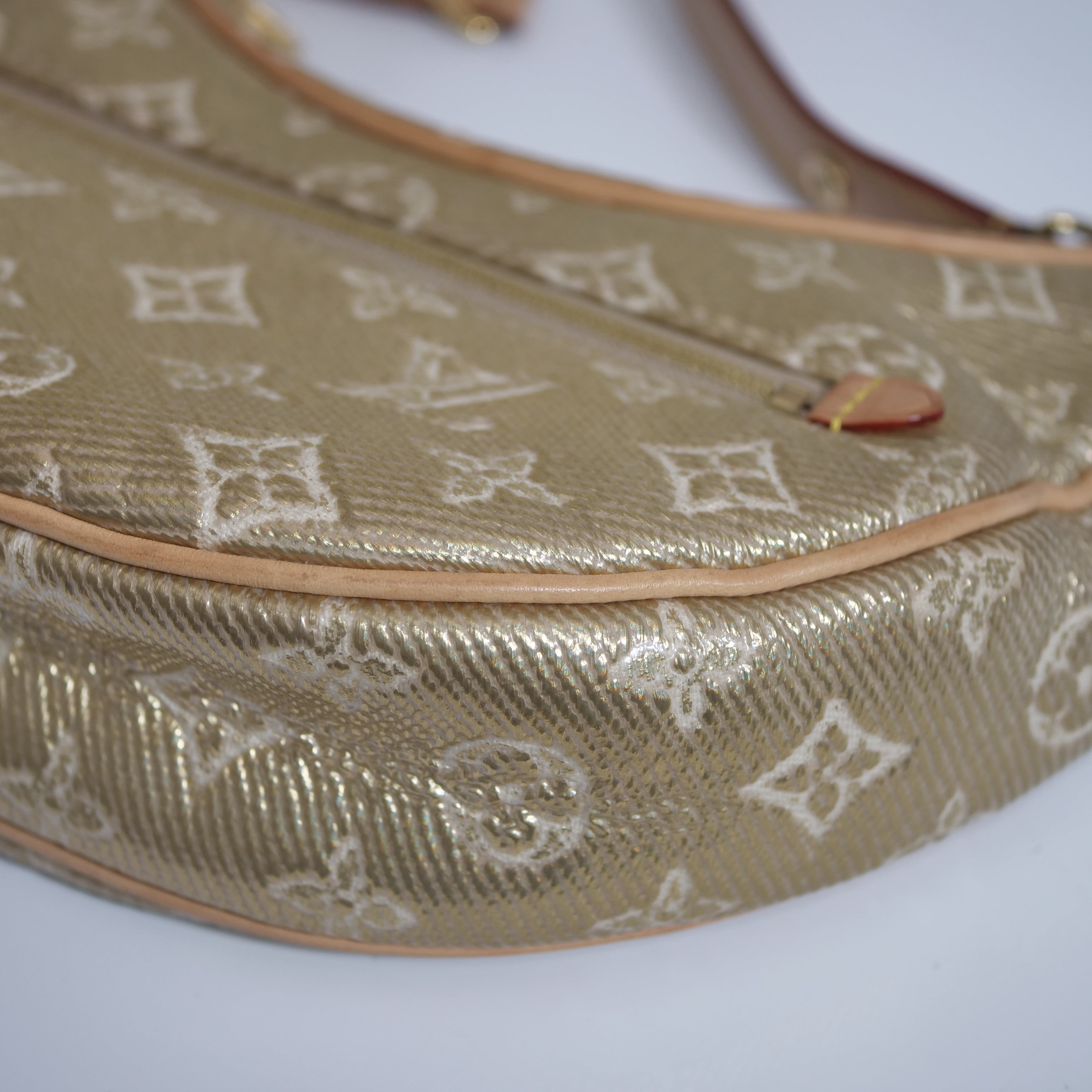 LOUIS VUITTON Monogram Laminated Jacquard Loop Shoulder Bag M22928