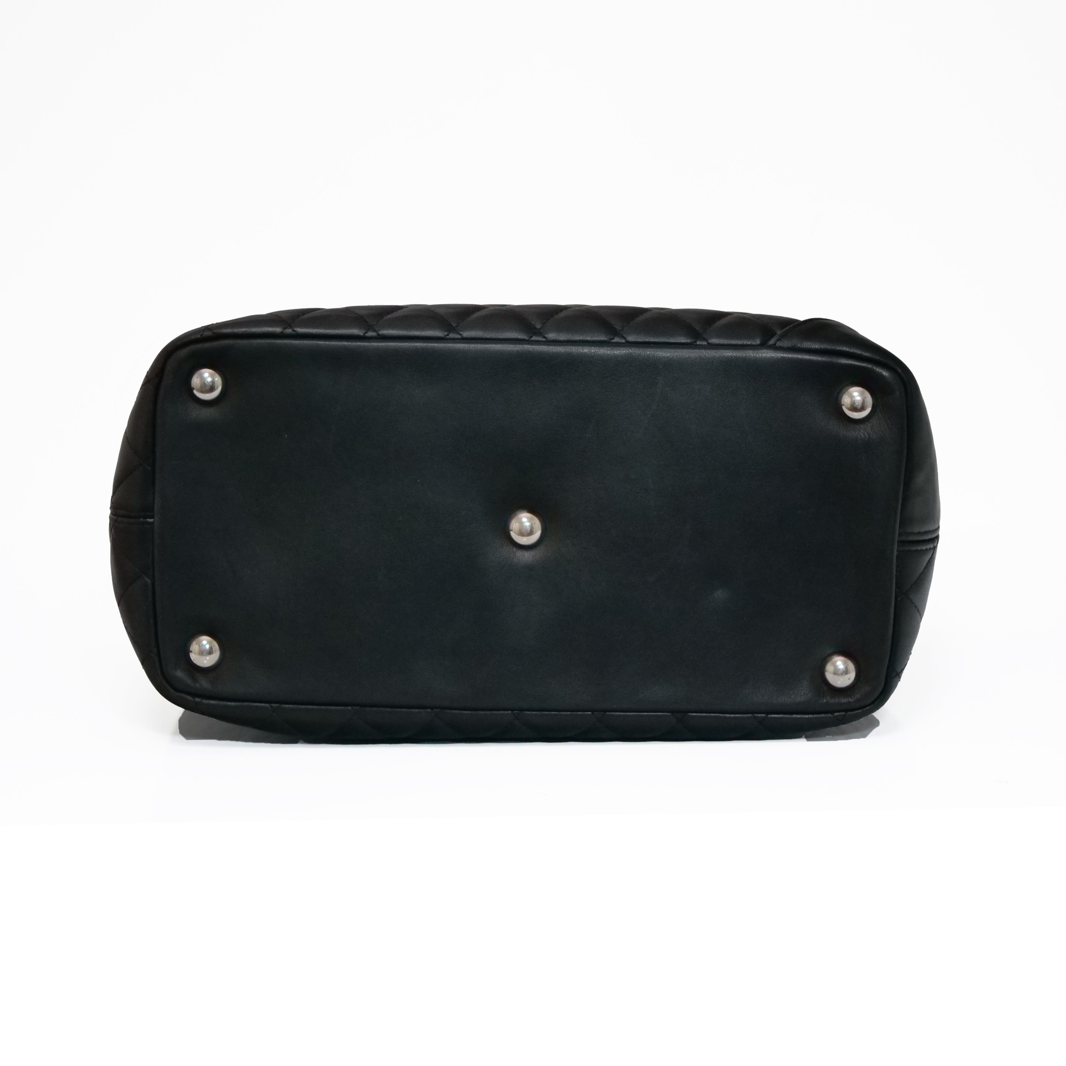 CHANEL Cambon Ligne Large Tote Bag A25169 Black