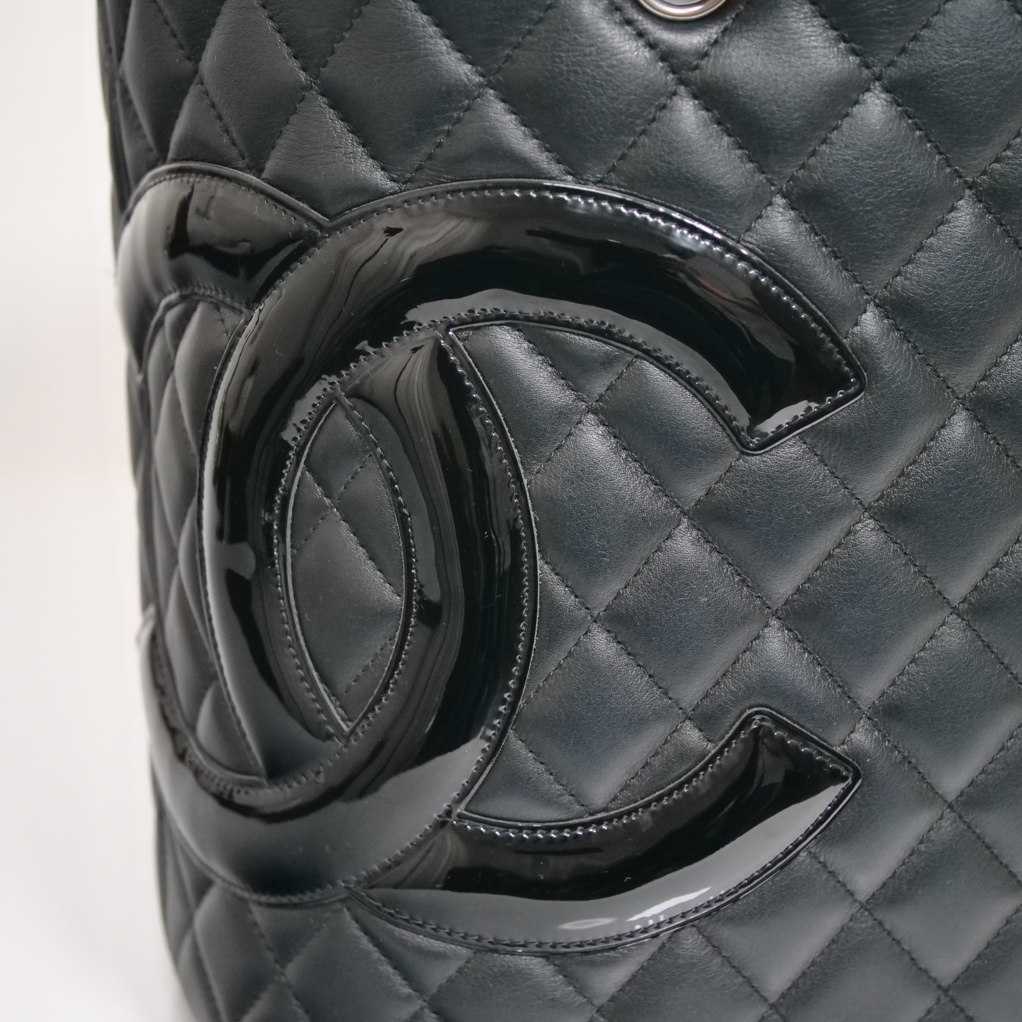 CHANEL Cambon Ligne Large Tote Bag A25169 Black