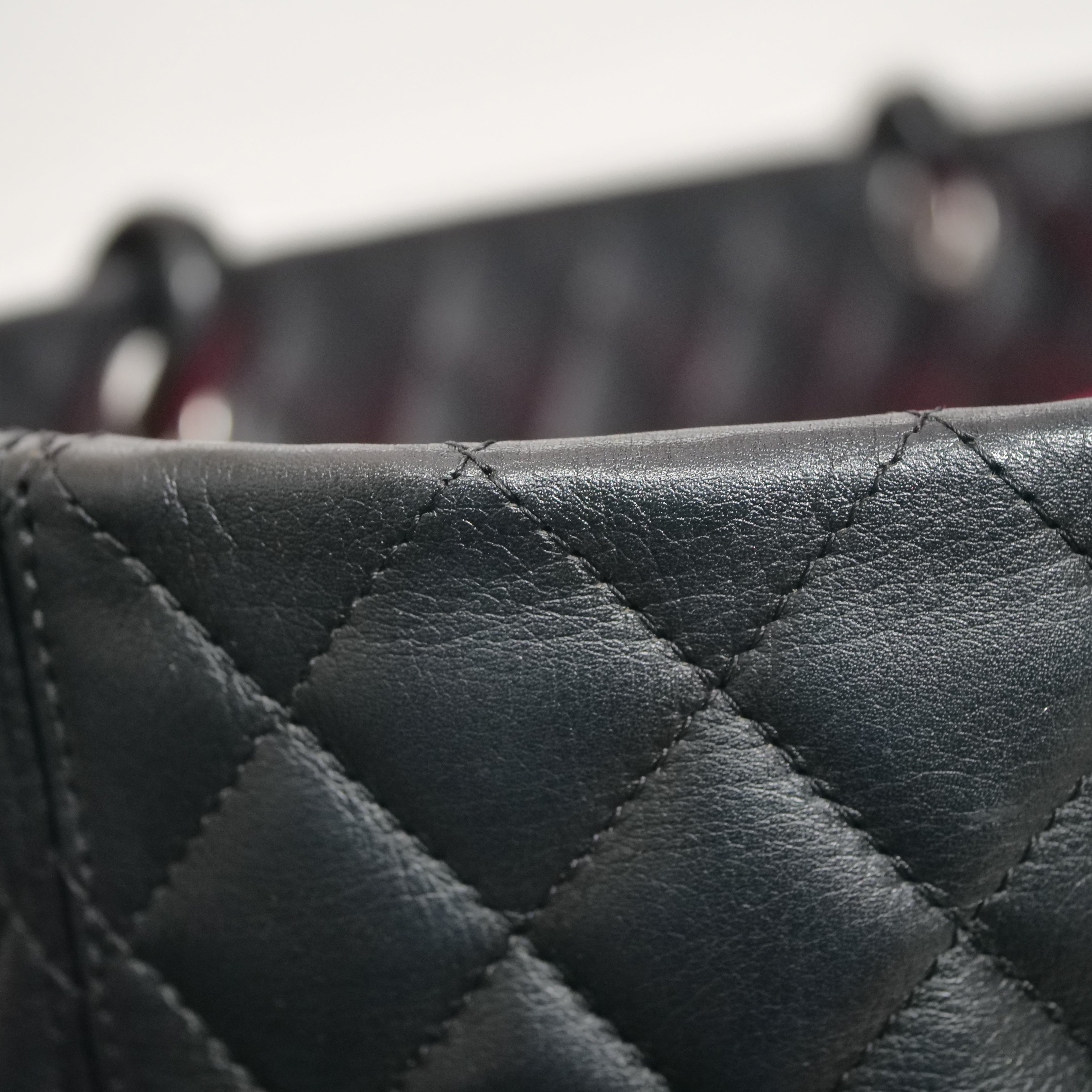 CHANEL Cambon Ligne Large Tote Bag A25169 Black