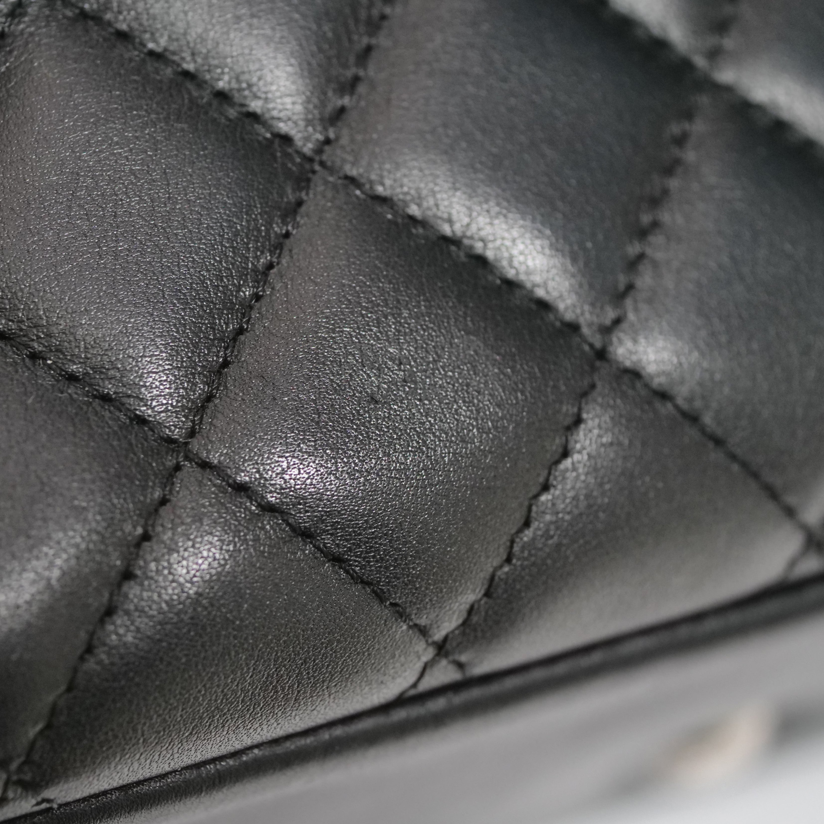 CHANEL Cambon Ligne Large Tote Bag A25169 Black