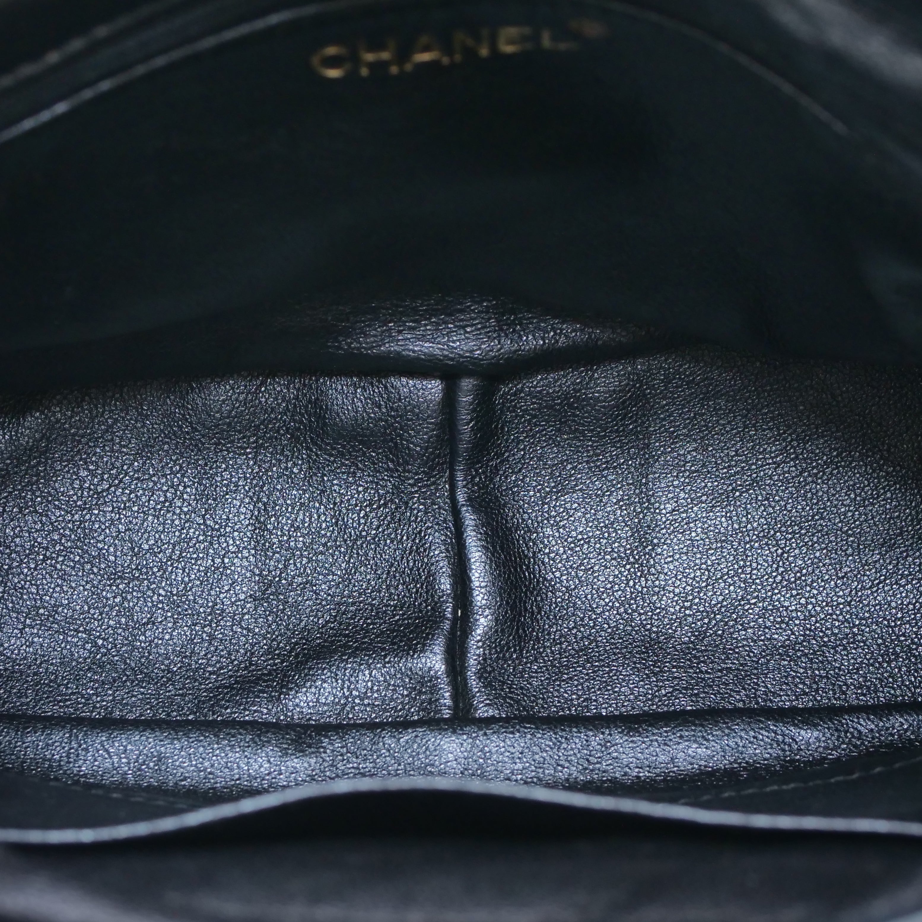CHANEL Vintage 1990s” Shoulder Bag Leather Black