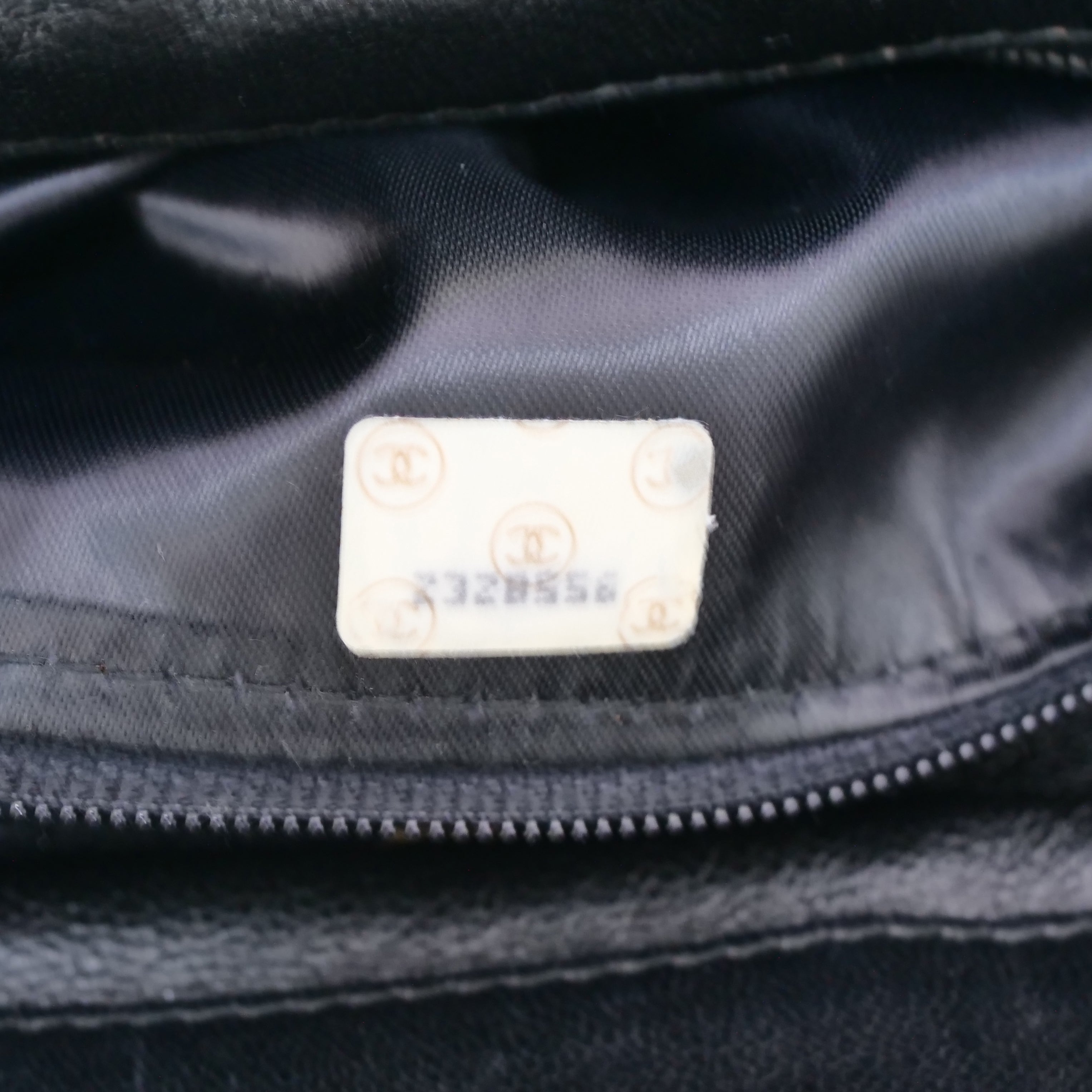 CHANEL Vintage 1990s” Shoulder Bag Leather Black
