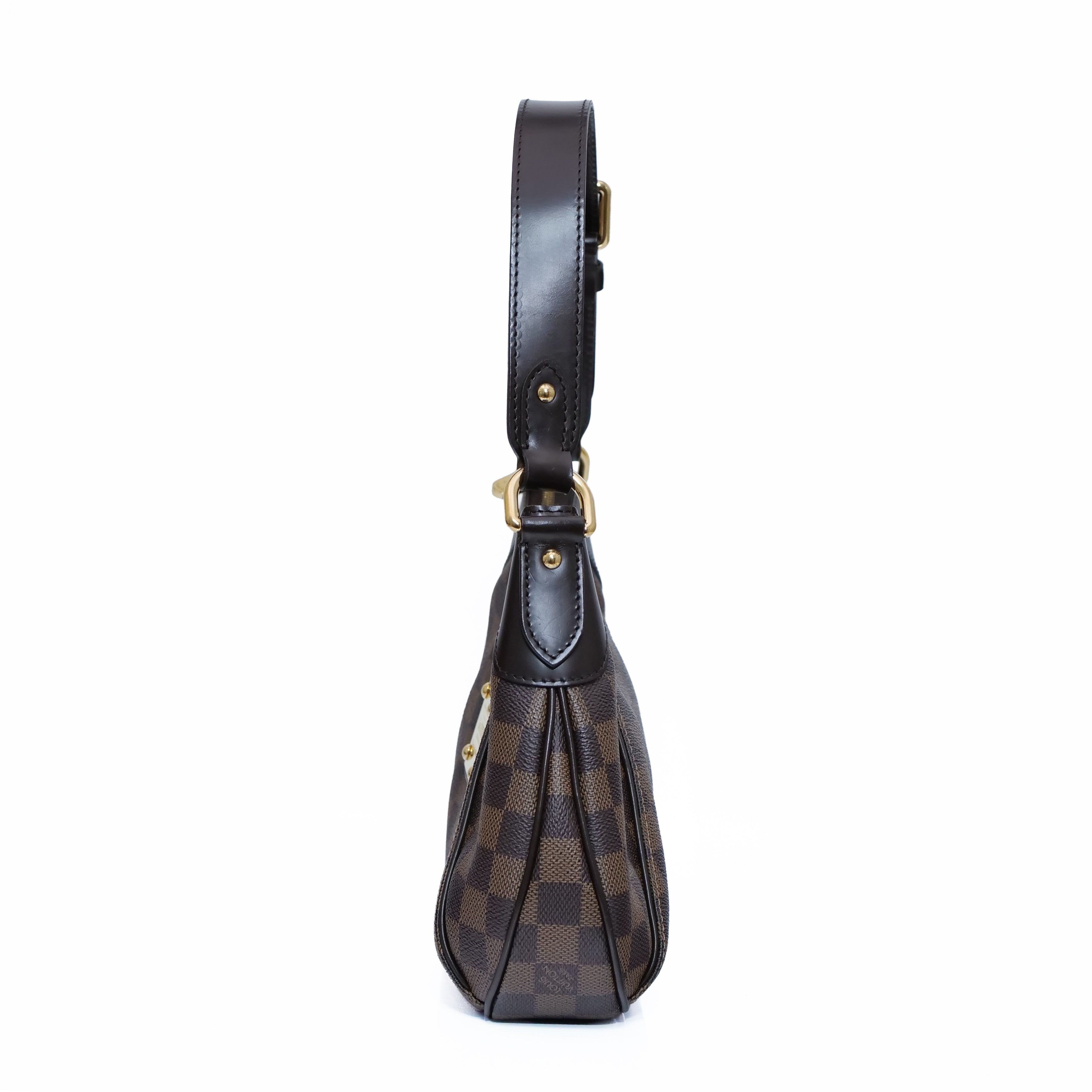 LOUIS VUITTON Damier Ebene Thames PM Shoulder Bag