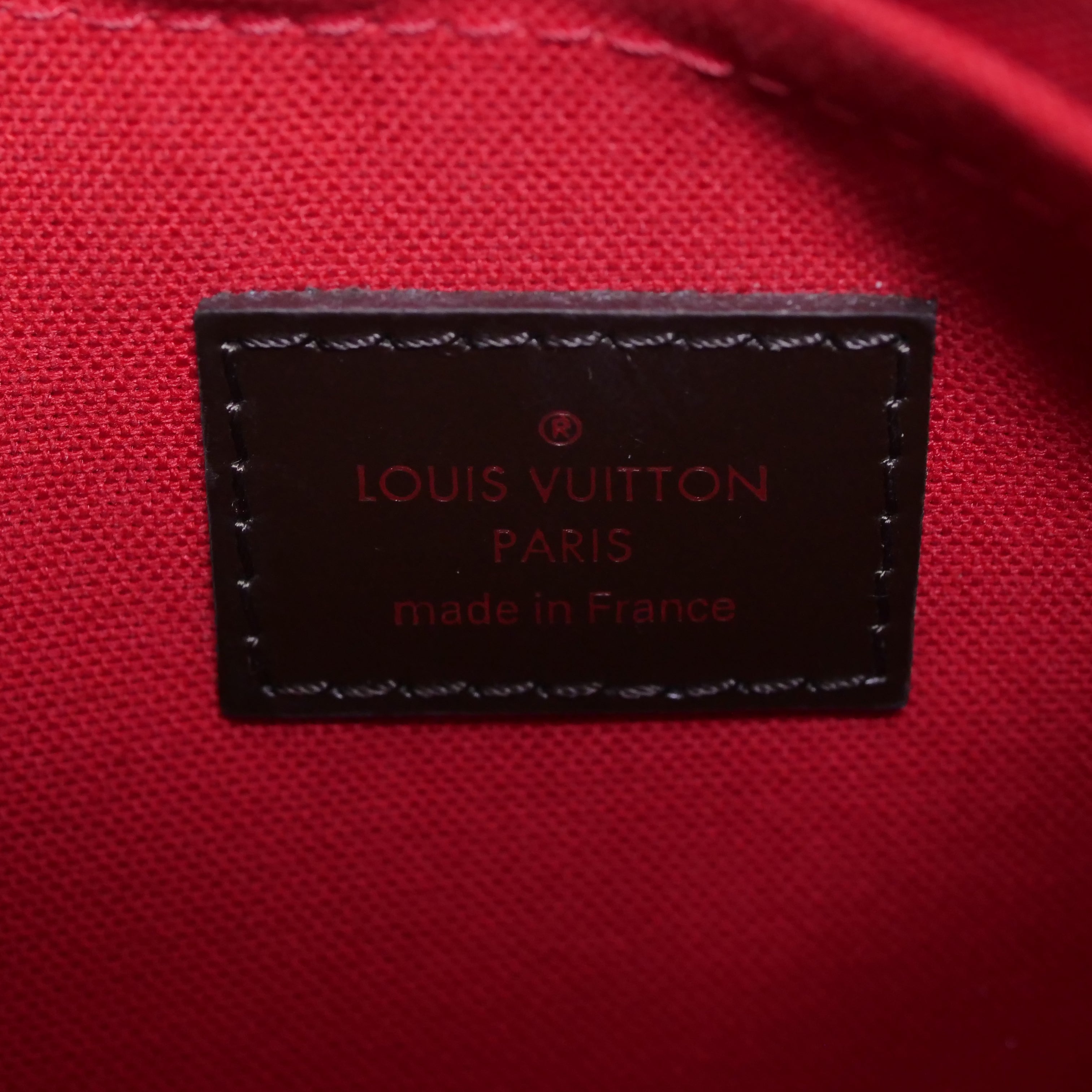 LOUIS VUITTON Damier Ebene Thames PM Shoulder Bag
