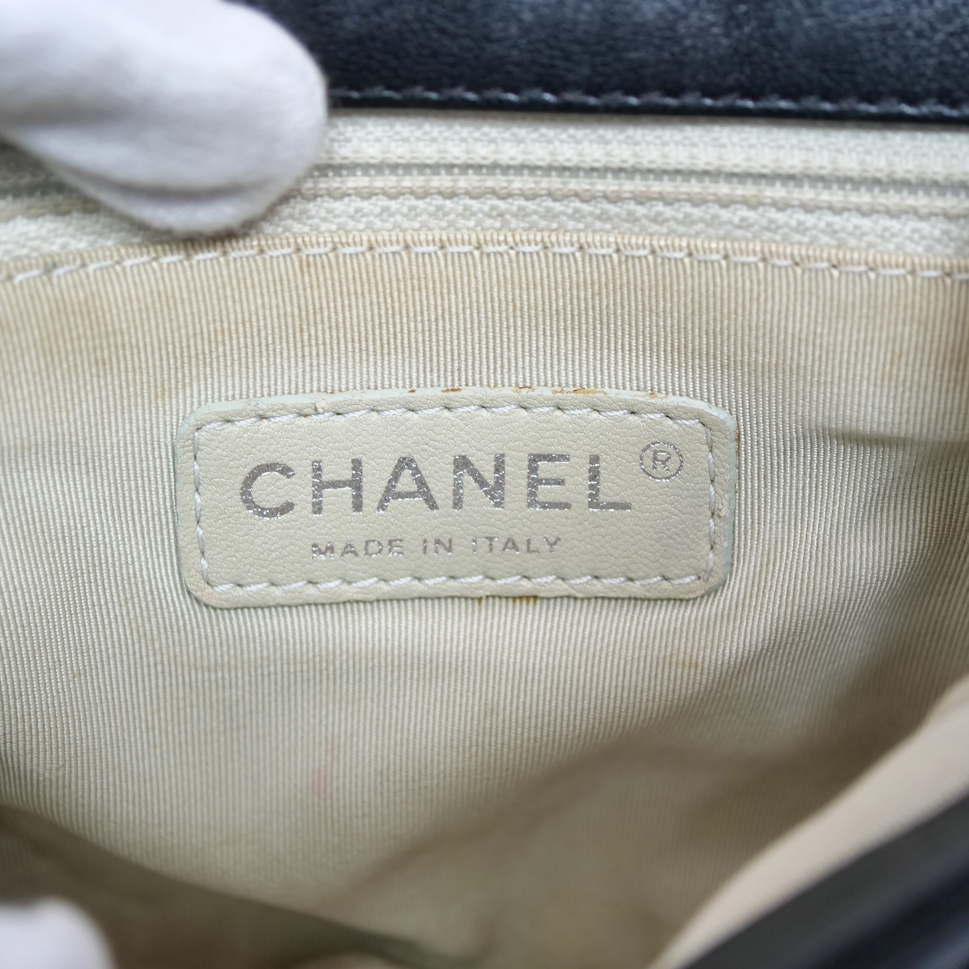 CHANEL Matelassé Luxury Chain Around Cain Shoulder Bag Lambskin Black