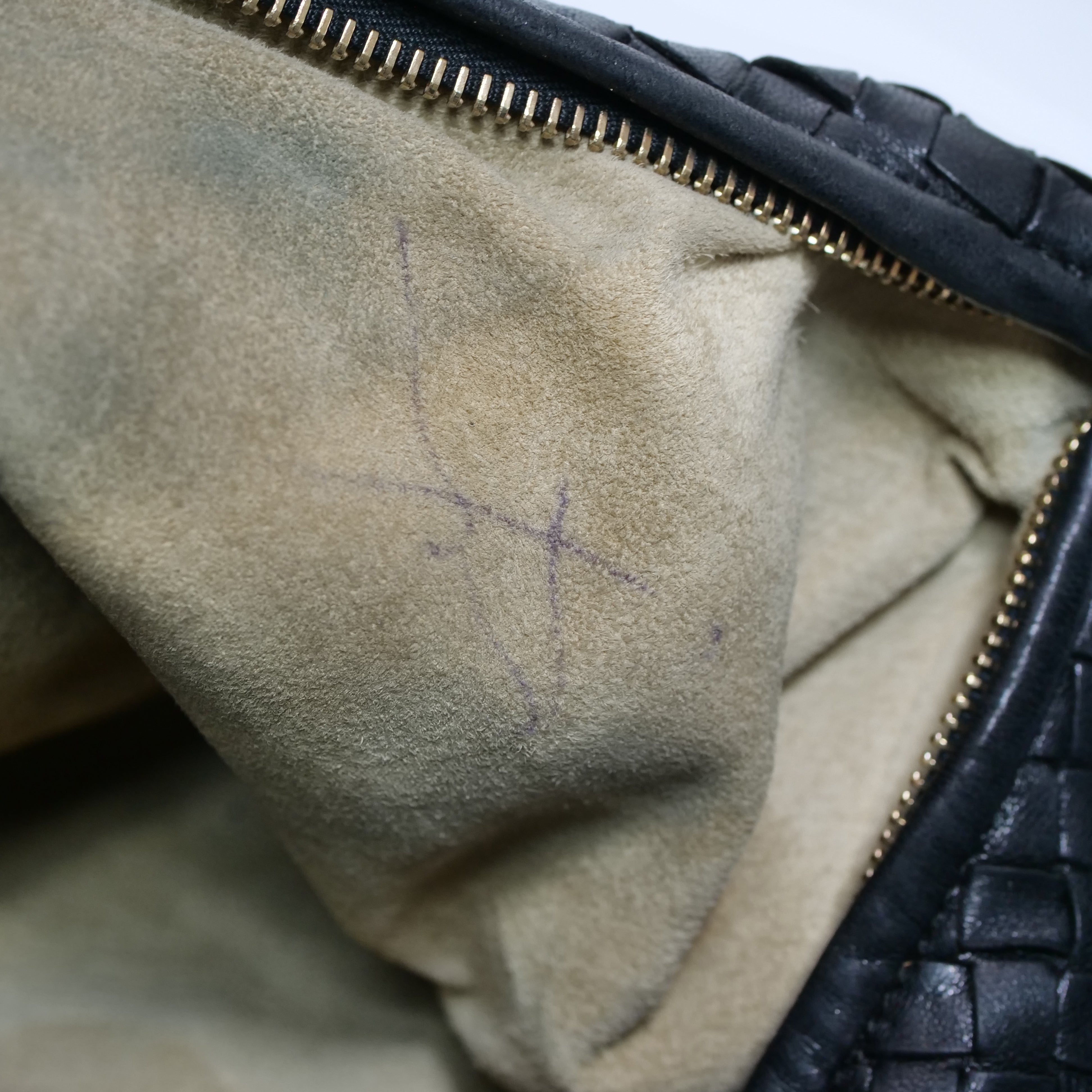 BOTTEGA VENETA Intrecciato Hobo Shoulder Bag Black