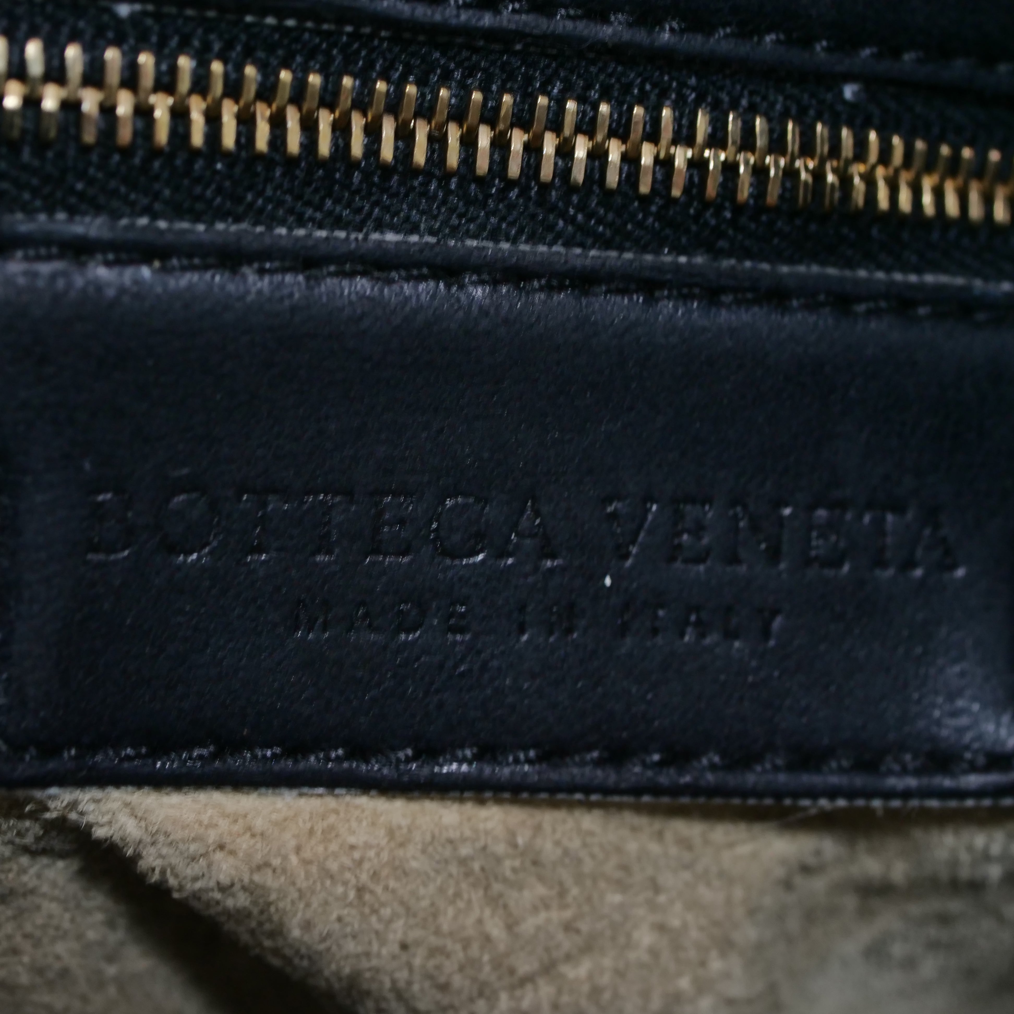 BOTTEGA VENETA Intrecciato Hobo Shoulder Bag Black