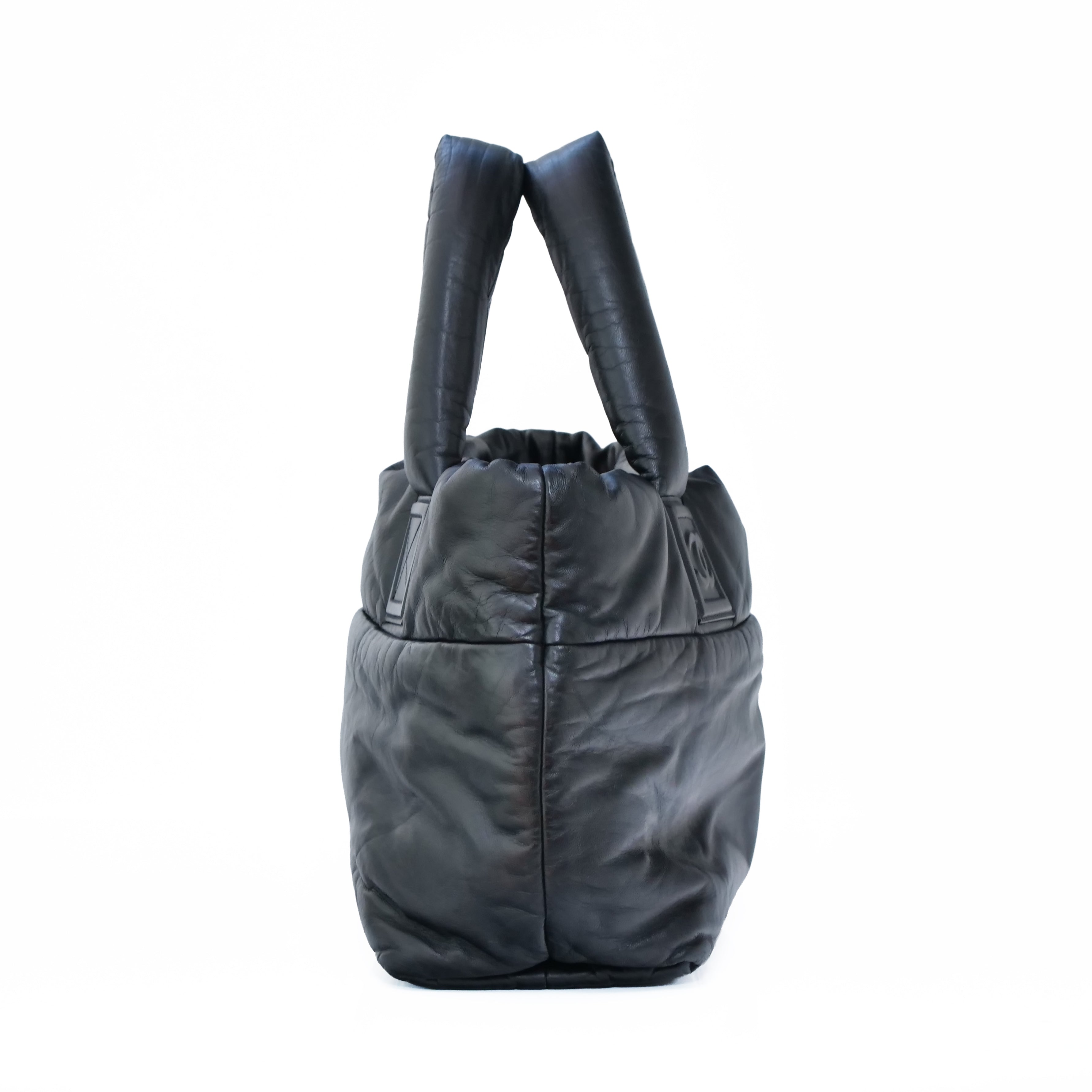 CHANEL Coco Cocoon small Leather Tote Bag A47108