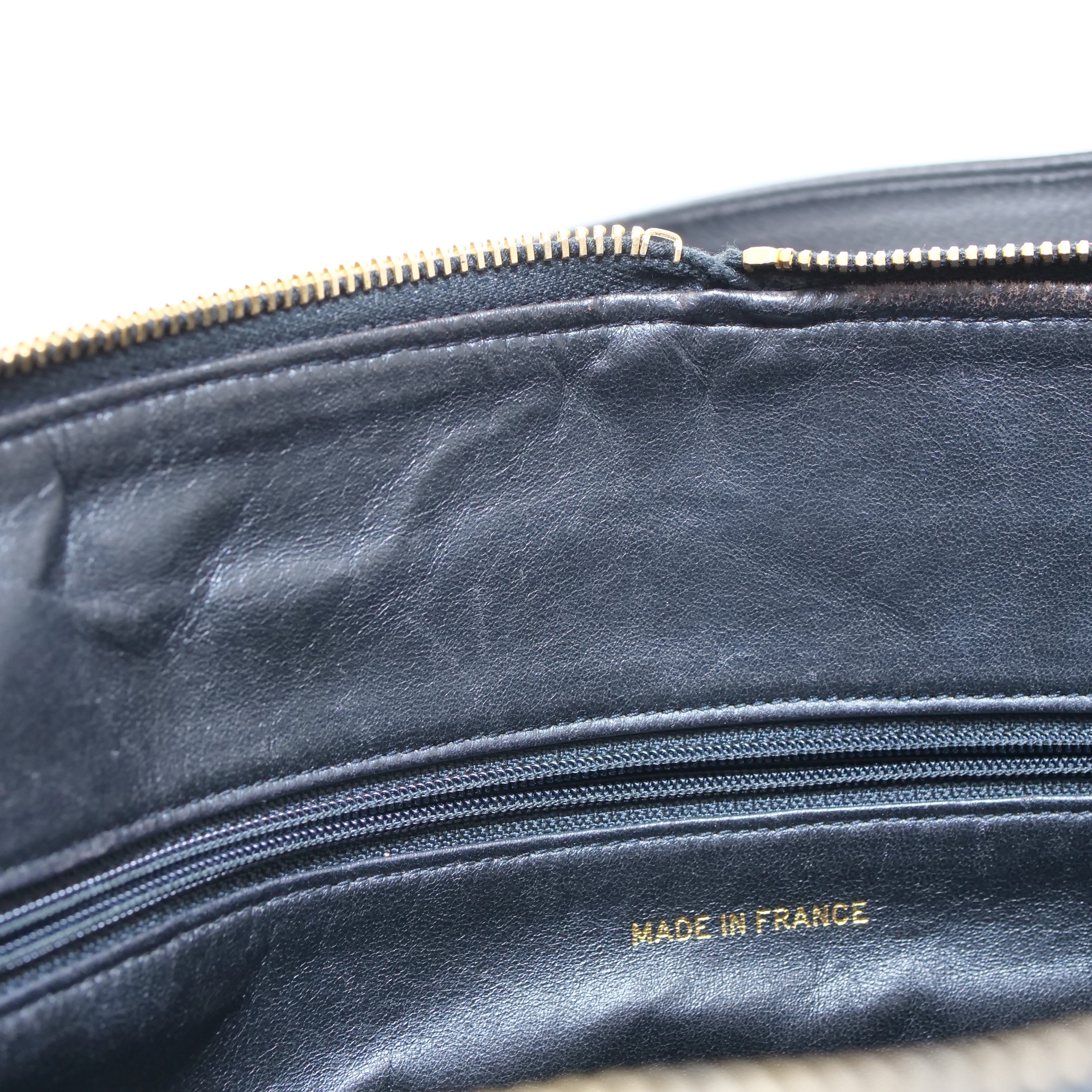 CHANEL Caviar Leather Coco Ball Tote Bag Black