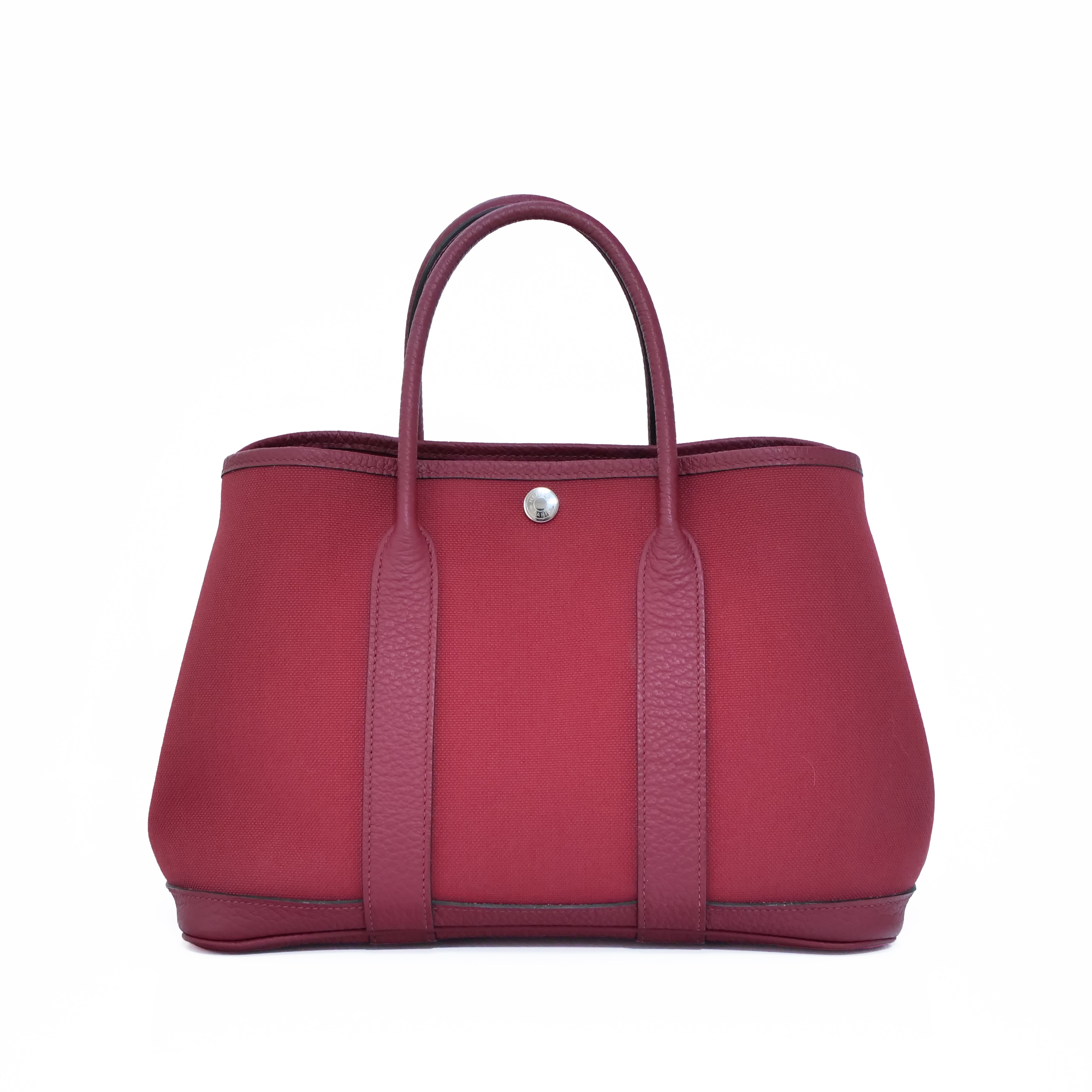 HERMÈS Garden Party TPM Tote Bag C Stamp