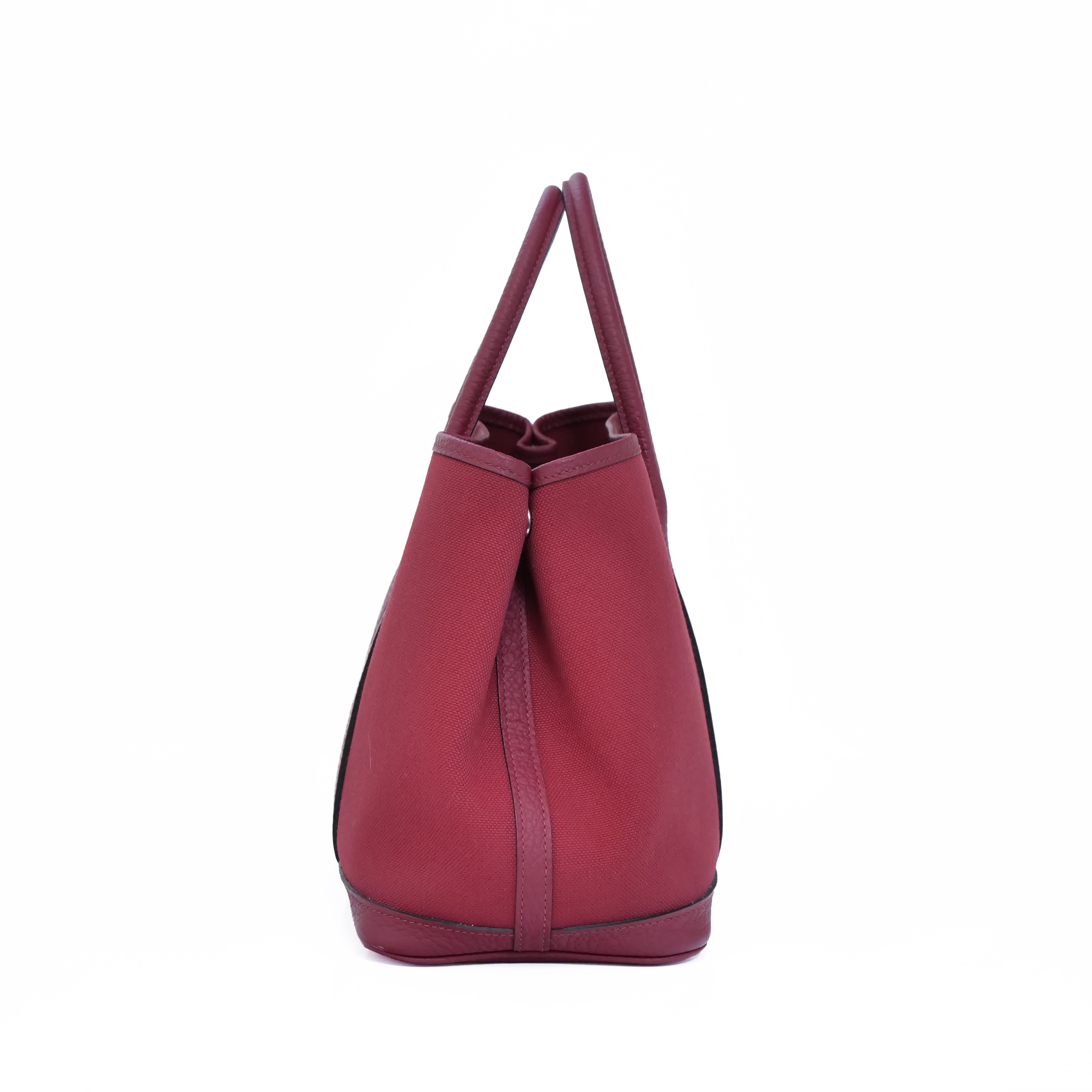HERMÈS Garden Party TPM Tote Bag C Stamp
