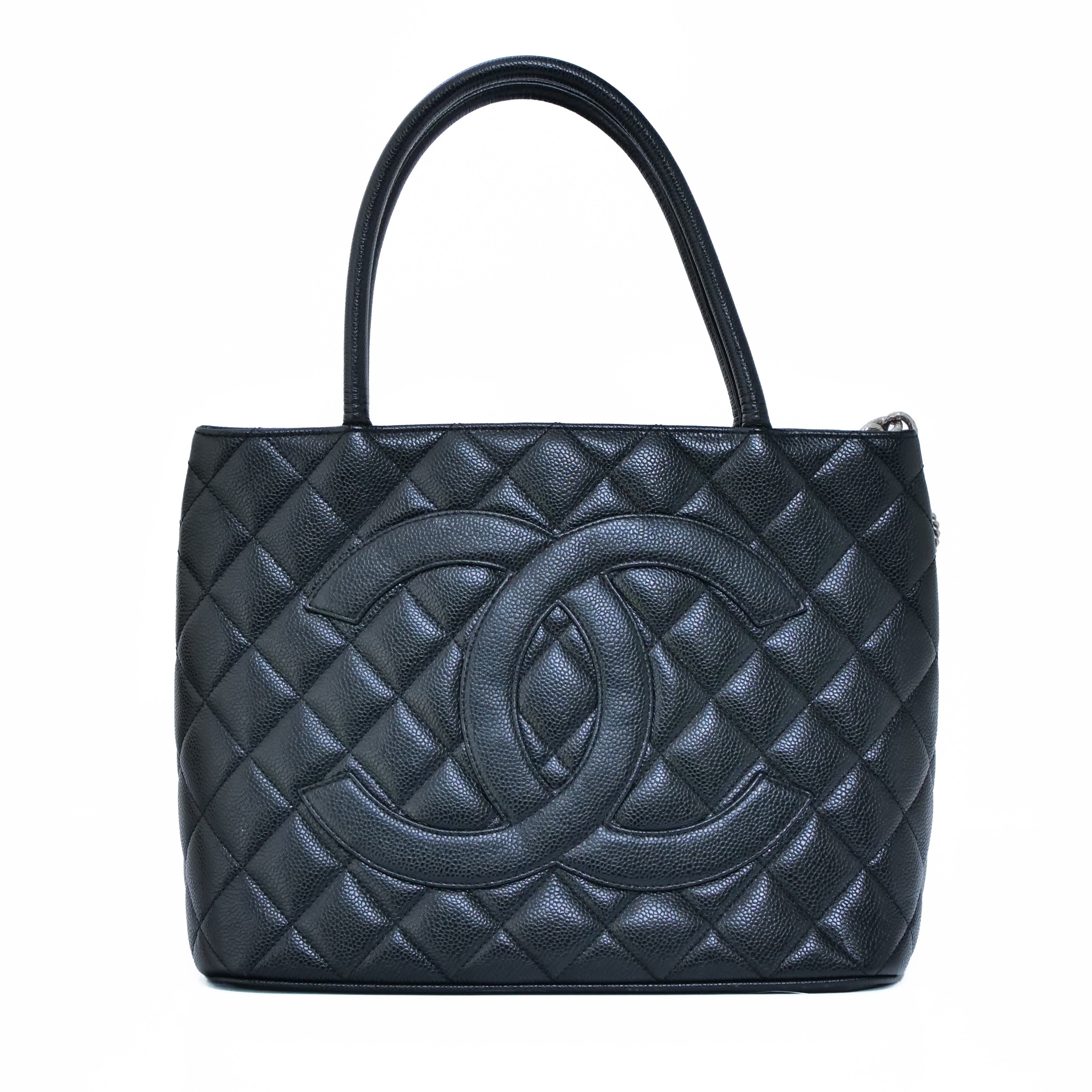 CHANEL Caviar Leather Reissue Tote Bag