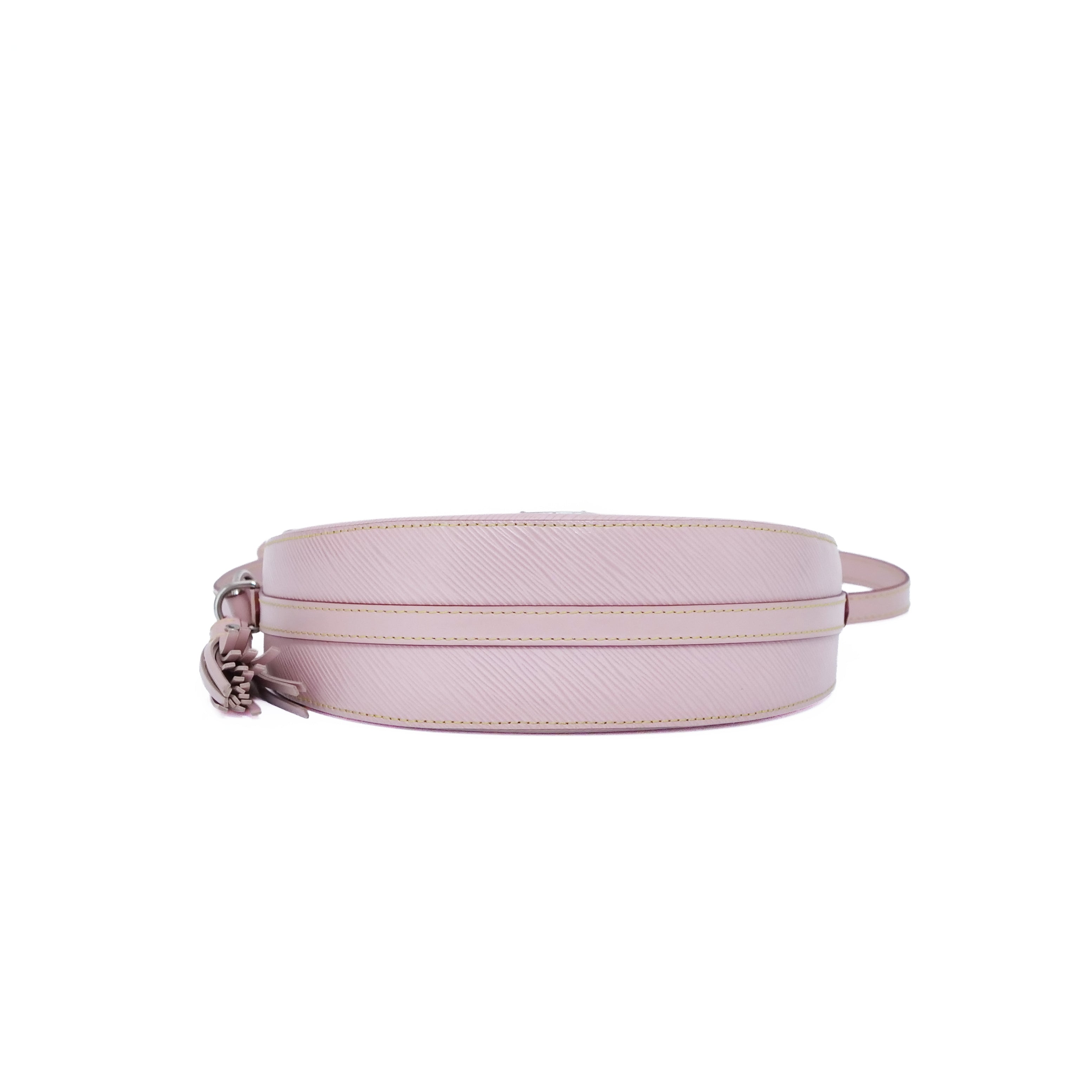 LOUIS VUITTON Epi Saint Cloud Shoulder Bag Rose Ballerine