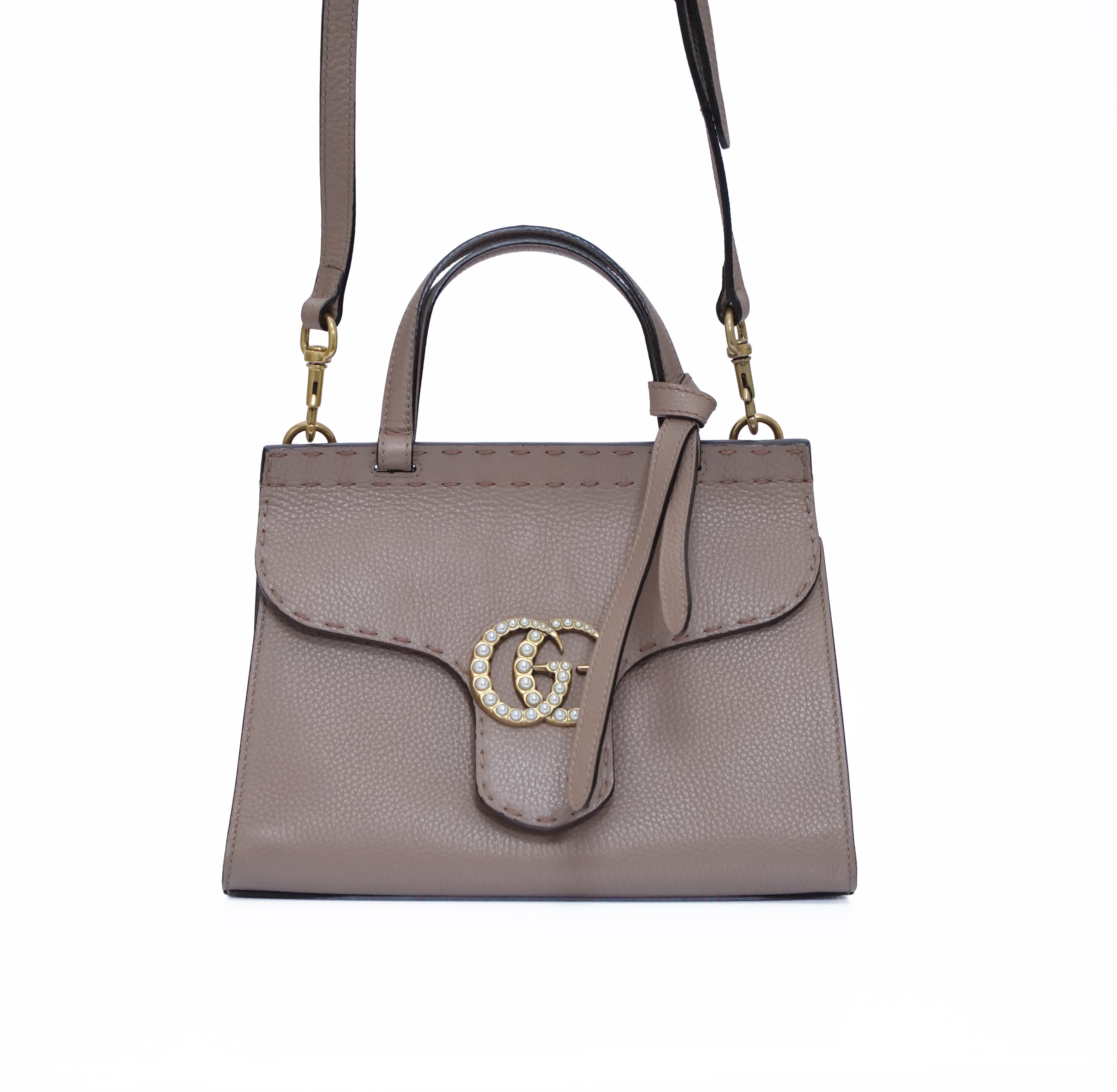 GUCCI GG Marmont Top Handle 2-Way Bag 442622