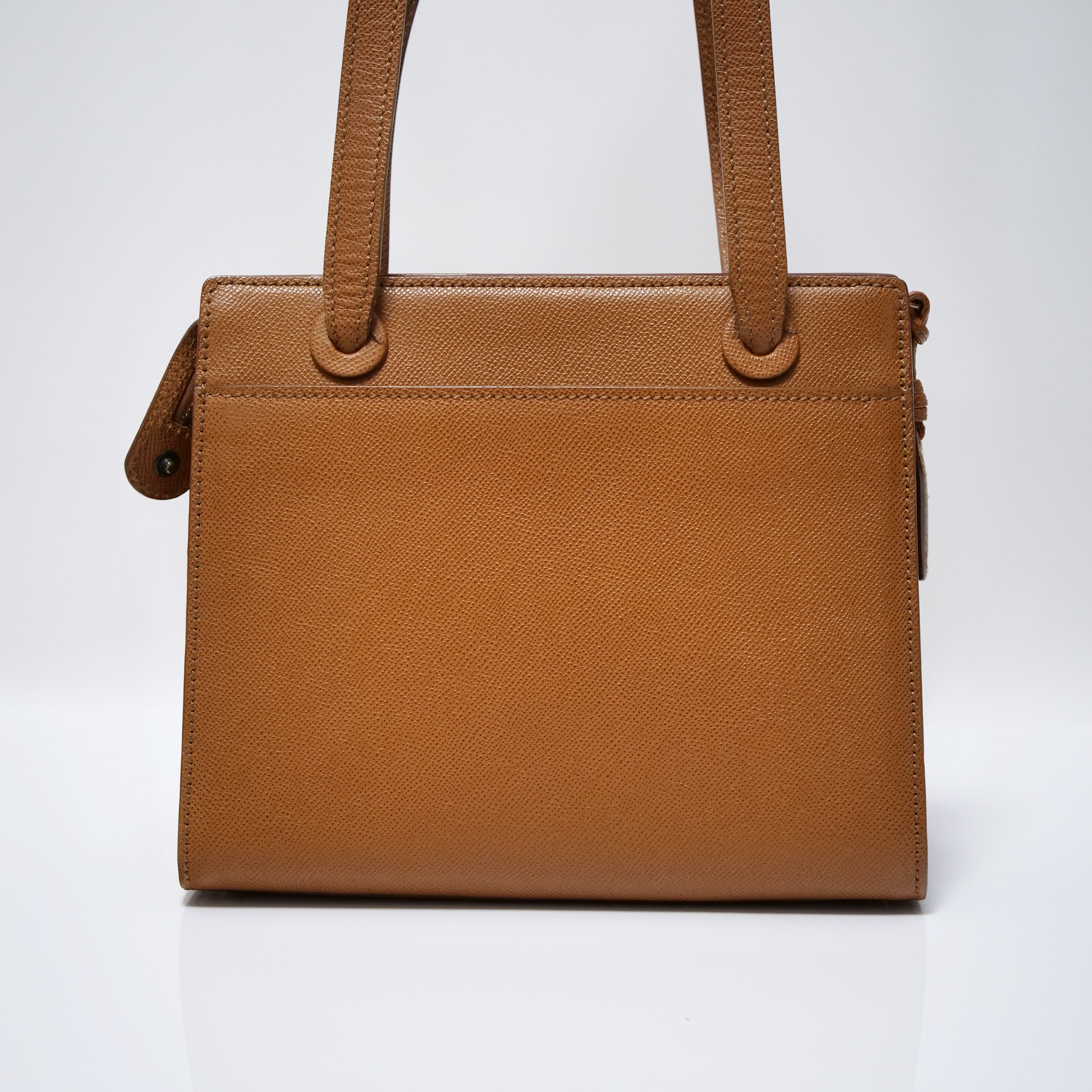 CHANEL Caviar Skin Vintage Shoulder Bag Brown