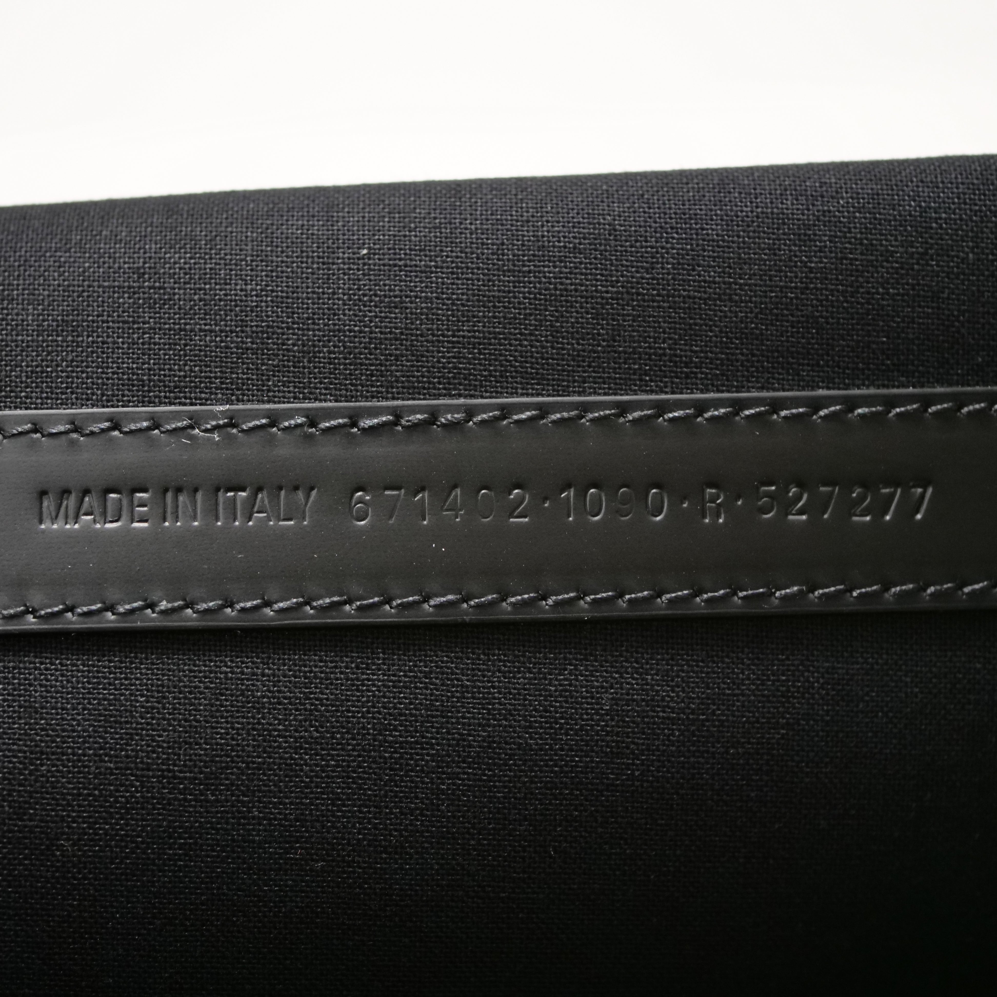 BALENCIAGA Hardware Small 2Way Bag Black Canvas 671402