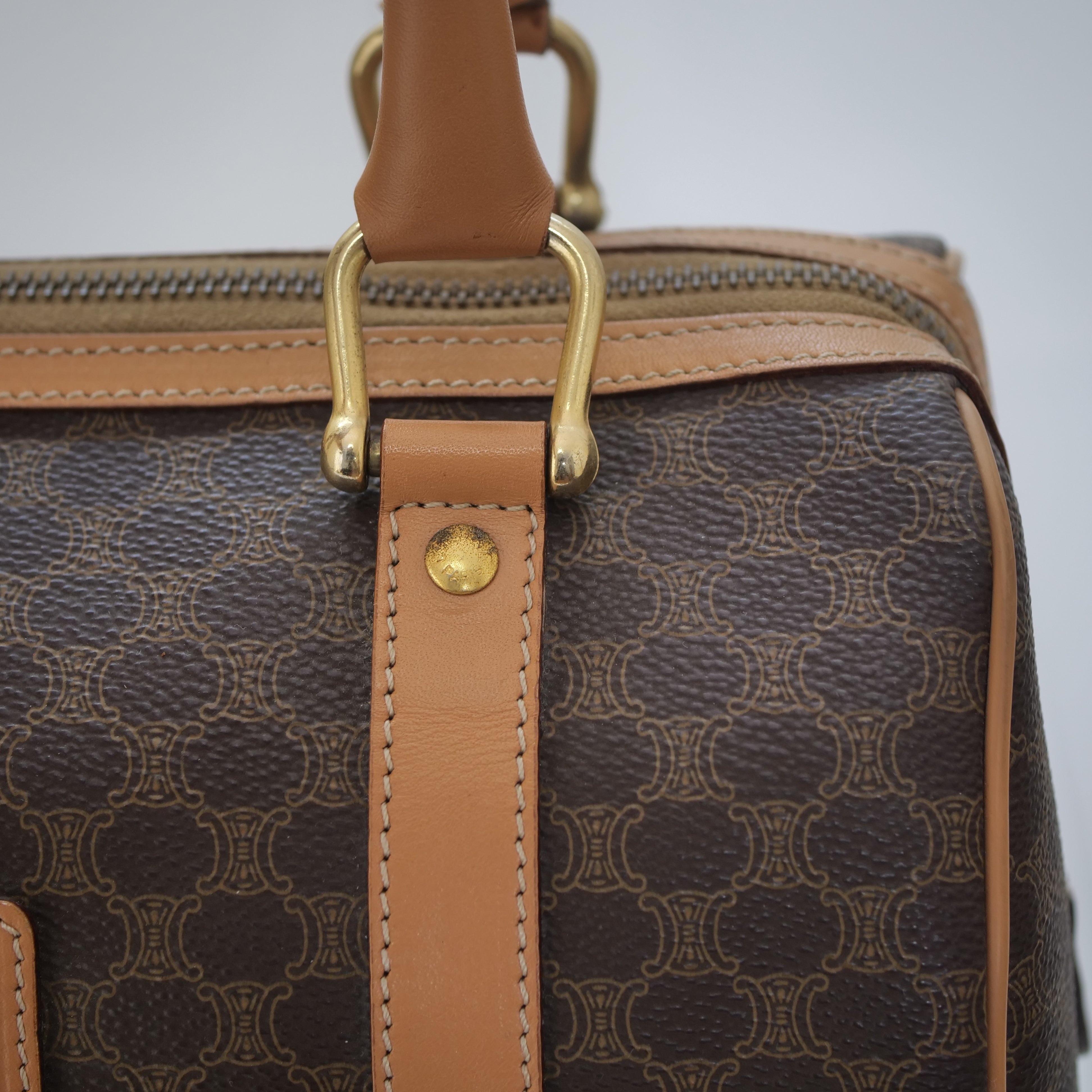 CELINE Macadam Boston Bag