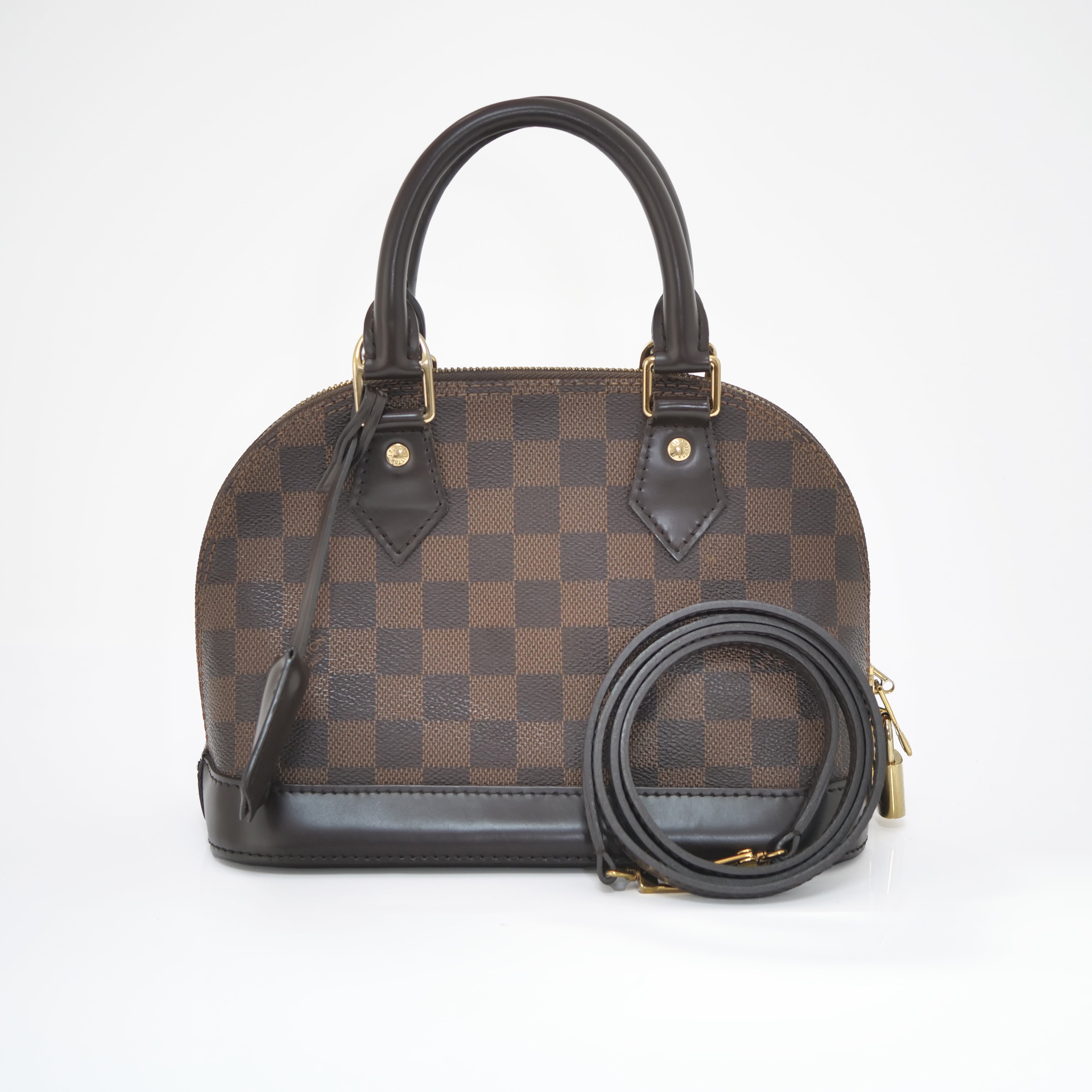 LOUIS VUITTON Alma BB Damier 2Way Bag N41221  ICChip