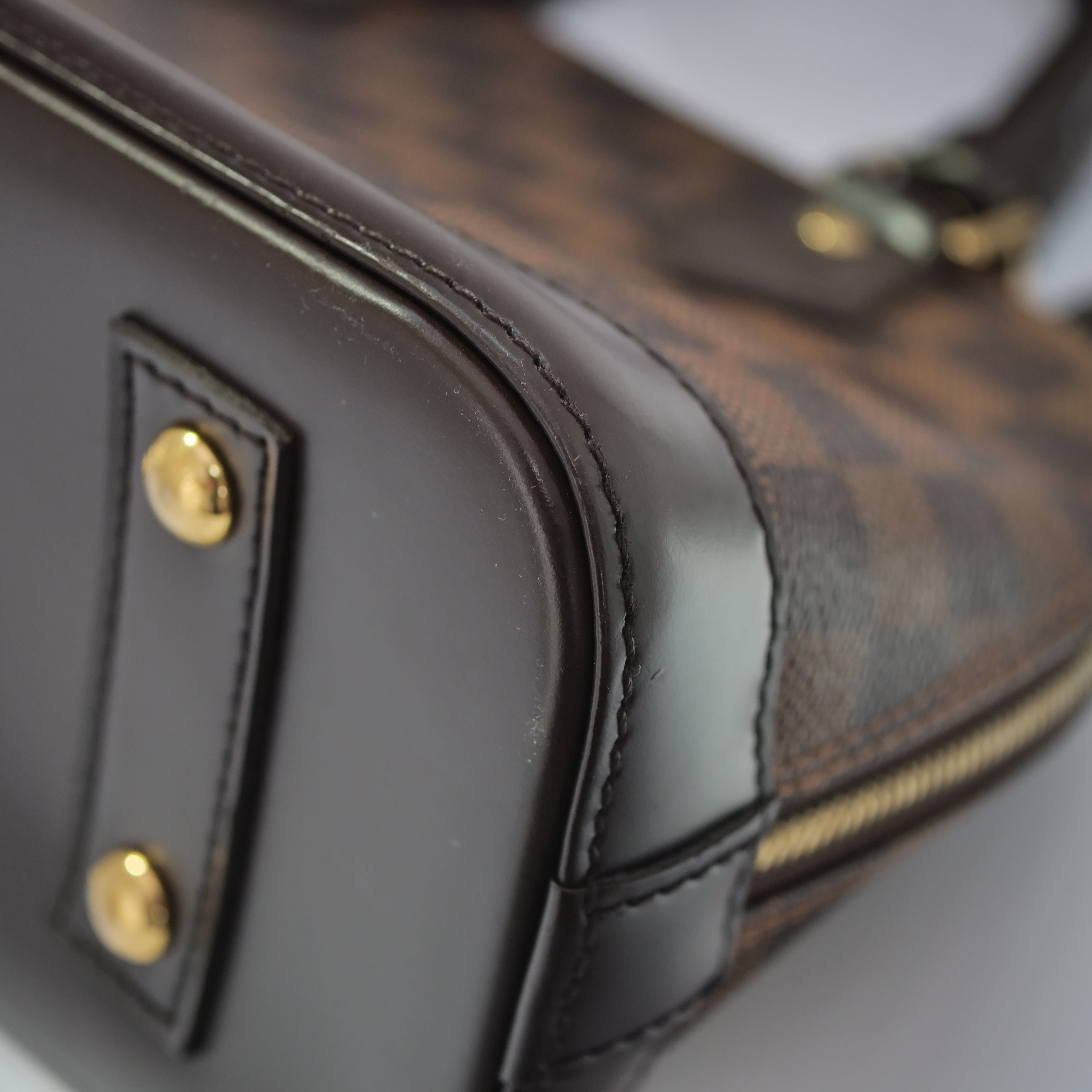 LOUIS VUITTON Alma BB Damier 2Way Bag N41221  ICChip
