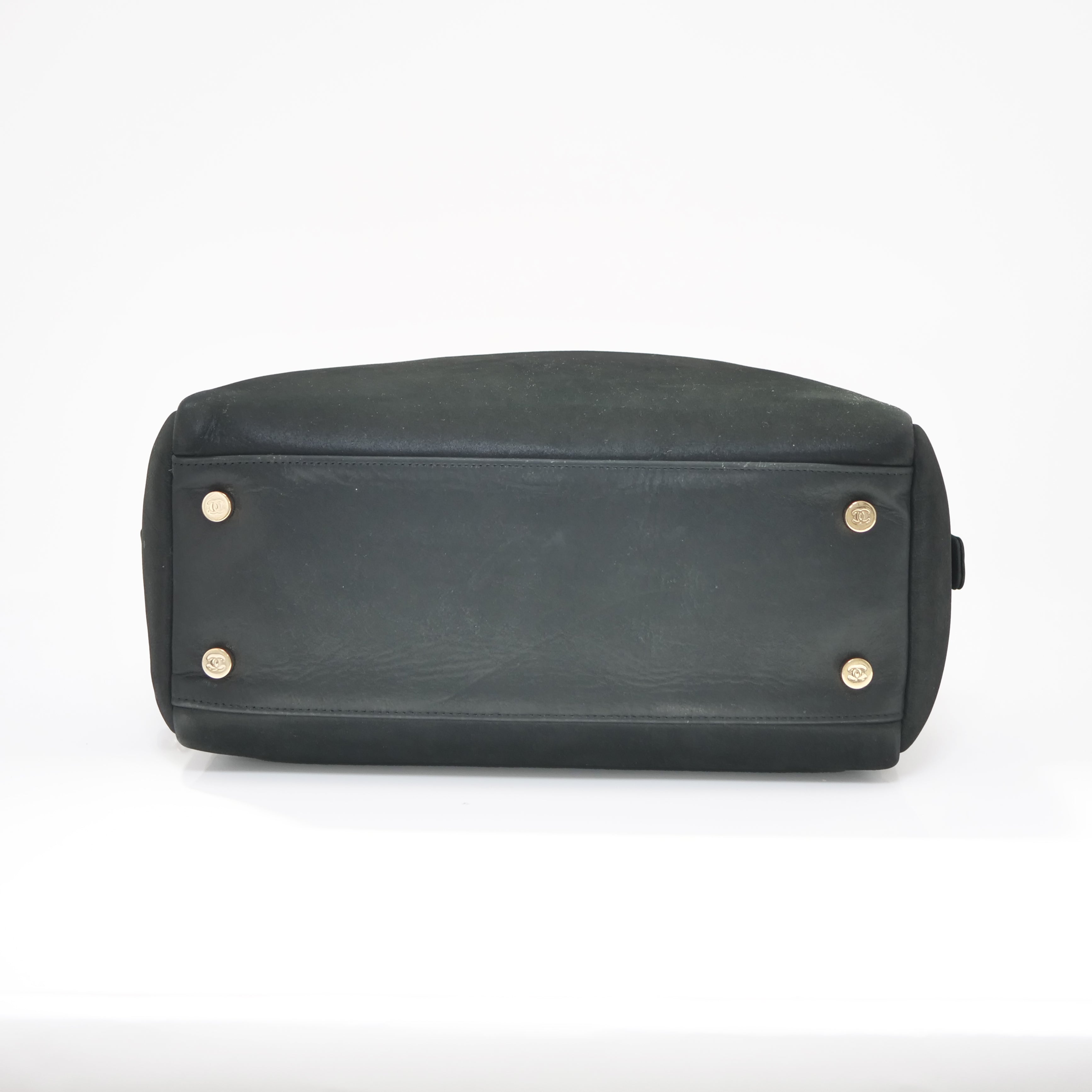 CHANEL Bicolor Chain Boston Bag