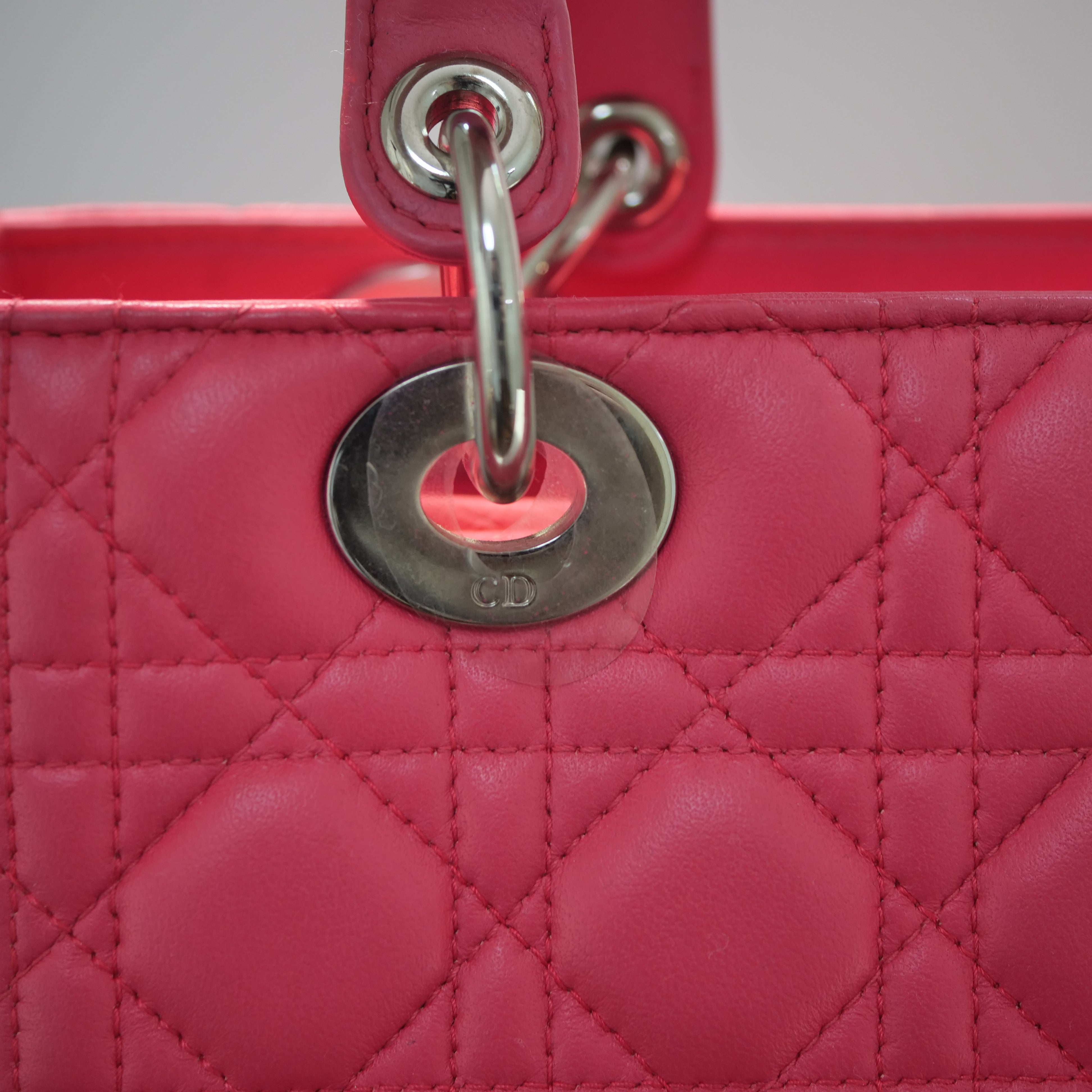 DIOR Lady Dior Medium 2Way Bag Pink