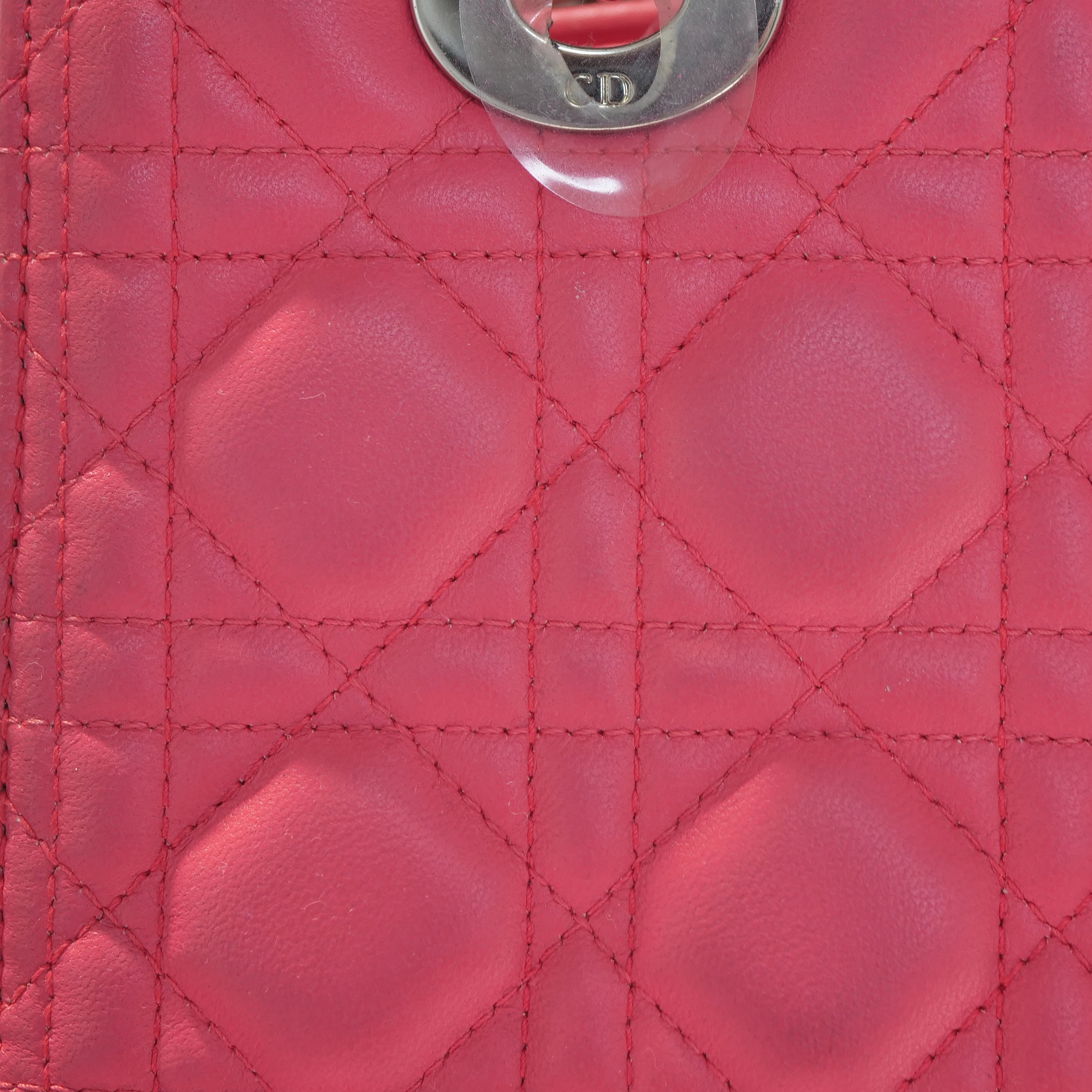 DIOR Lady Dior Medium 2Way Bag Pink