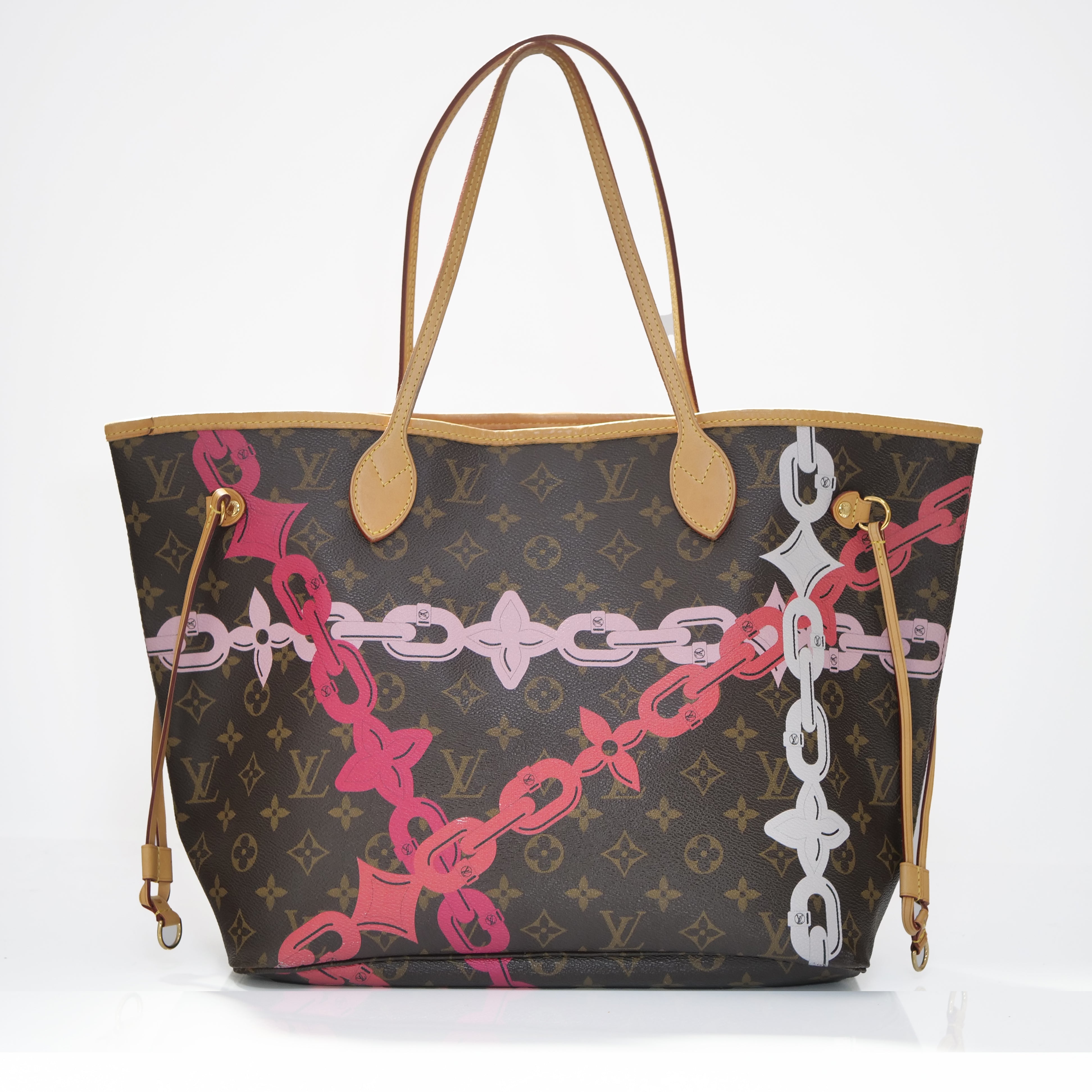 LOUIS VUITTON Neverfull MM Monogram Bay Tote Bag M41991