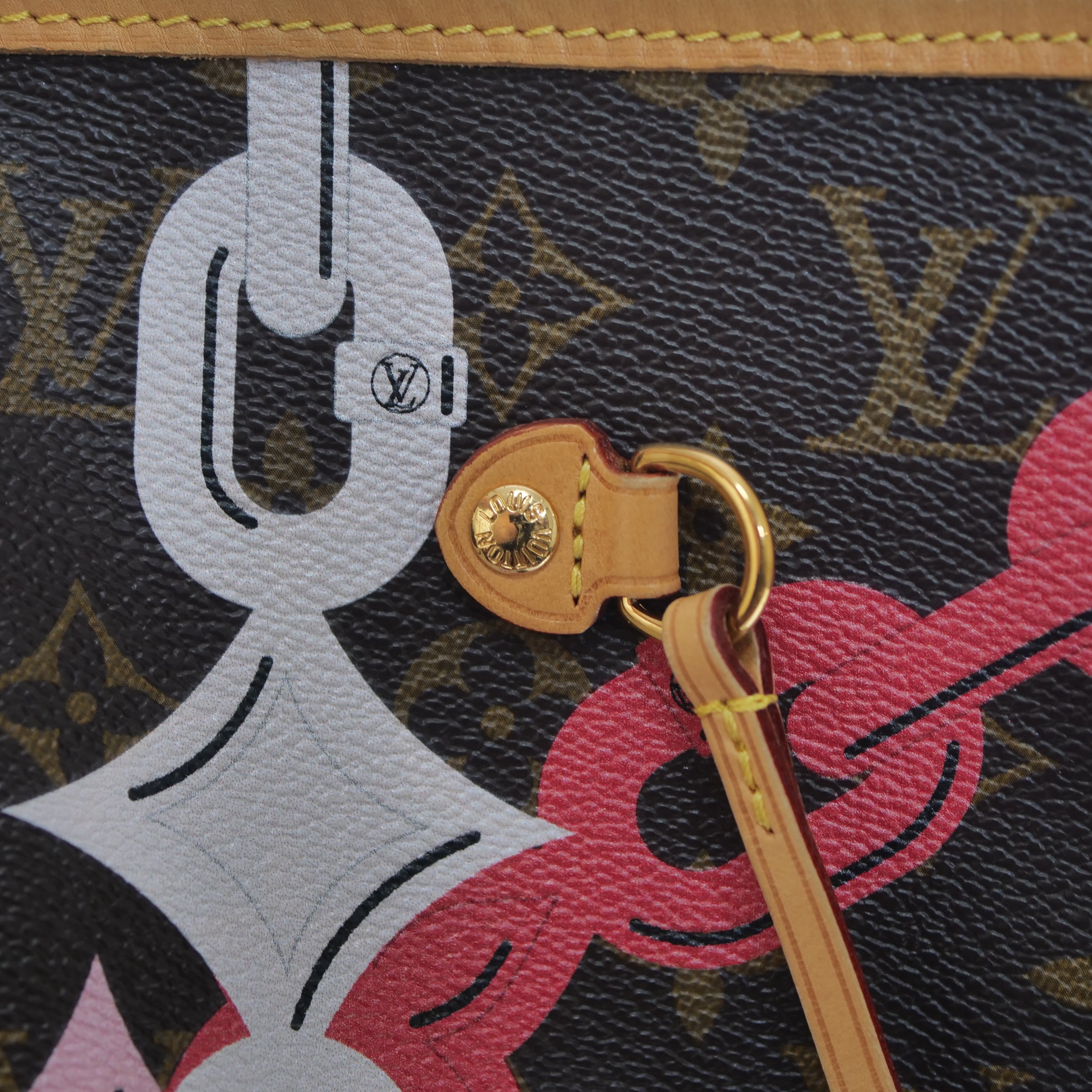 LOUIS VUITTON Neverfull MM Monogram Bay Tote Bag M41991