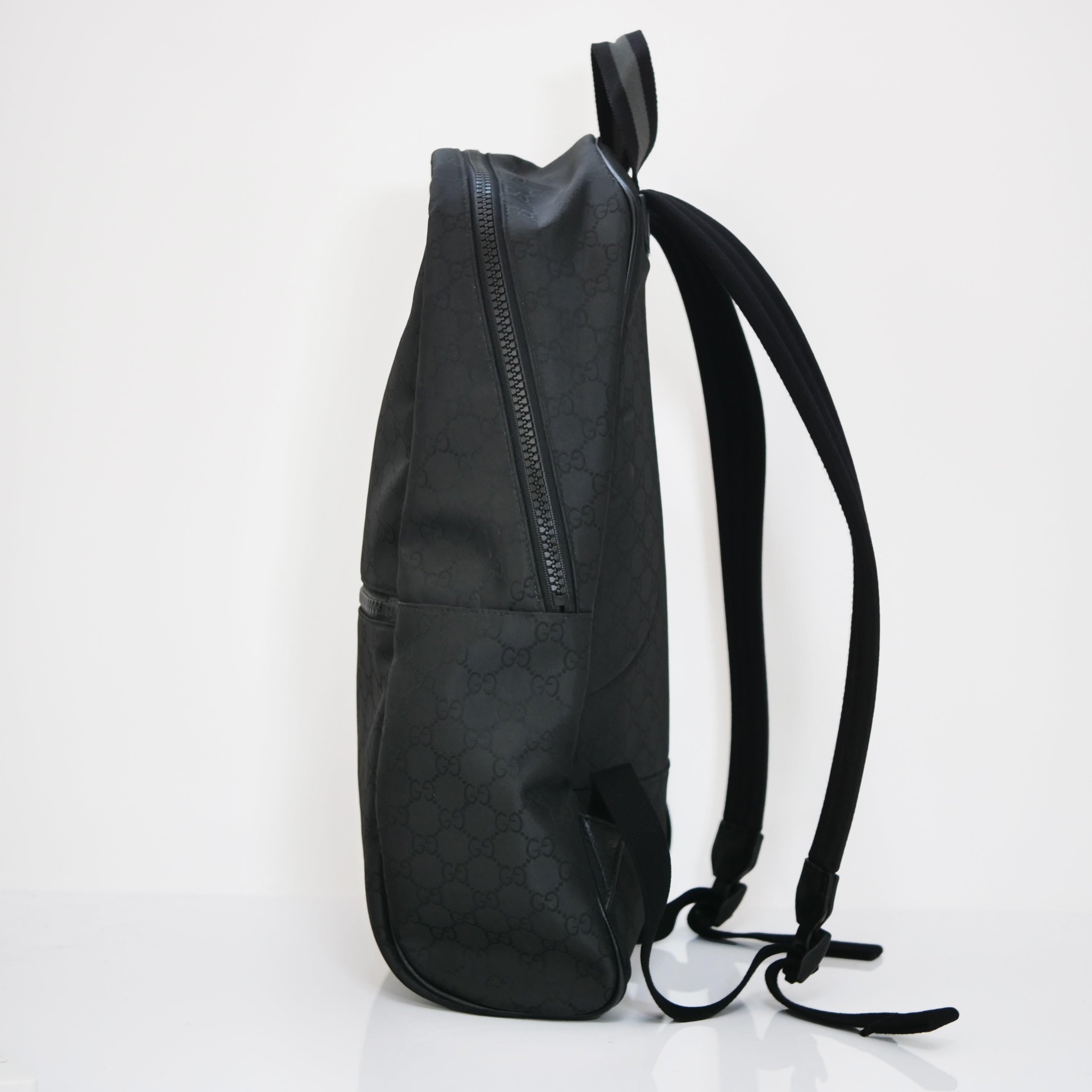 GUCCI GG Pattern Backpack Black 449181
