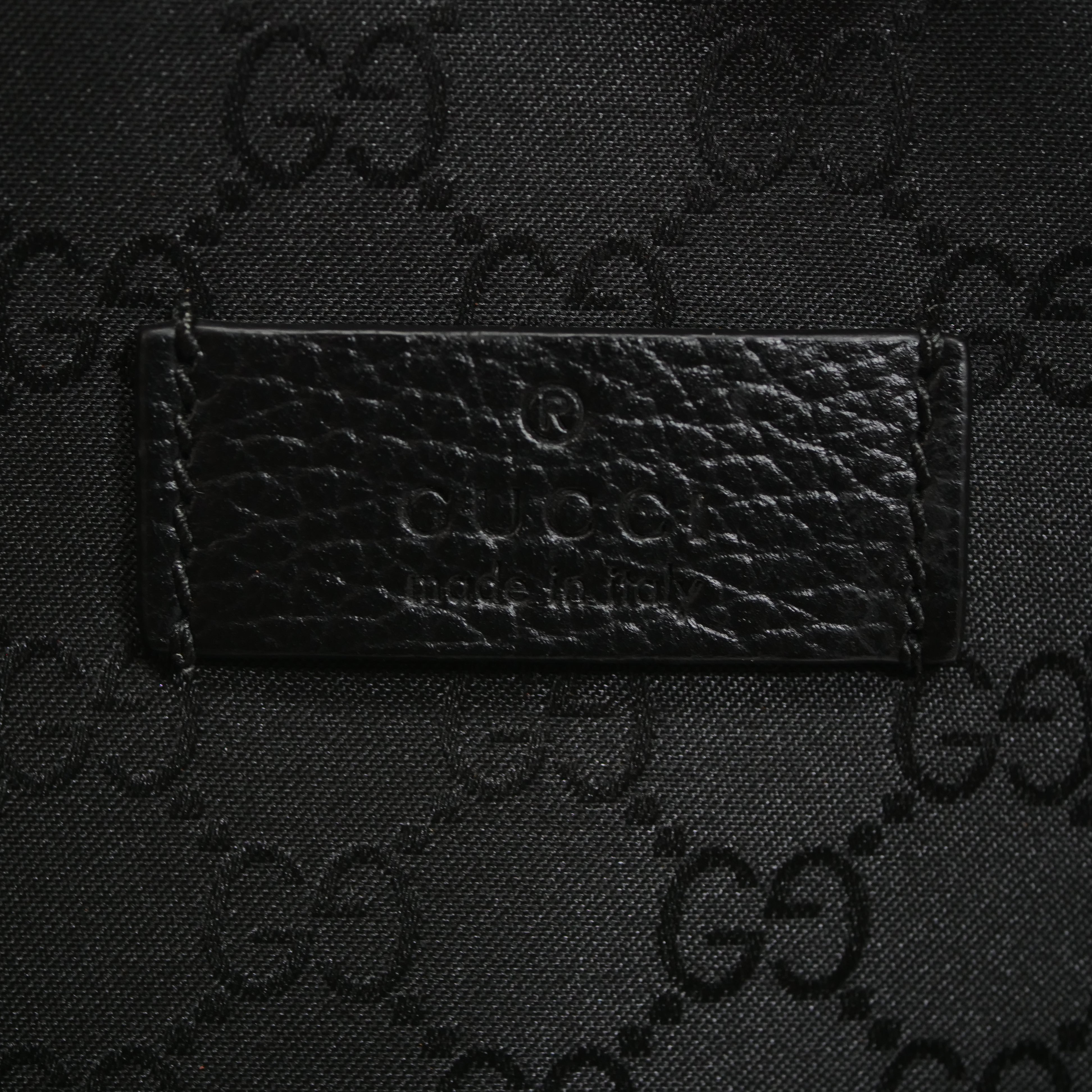 GUCCI GG Pattern Backpack Black 449181