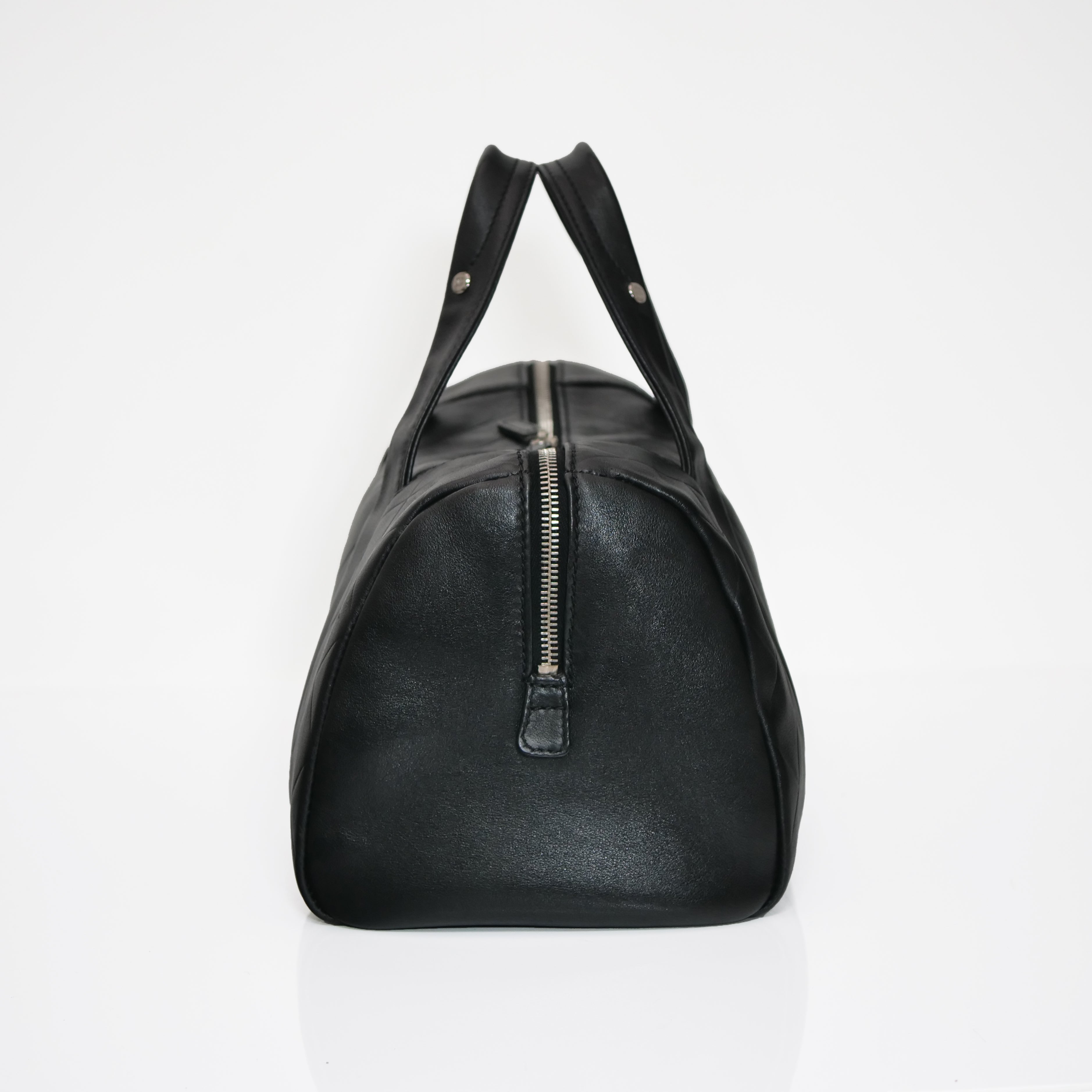 CHANEL V-Stitch Coco Mark Hand Bag