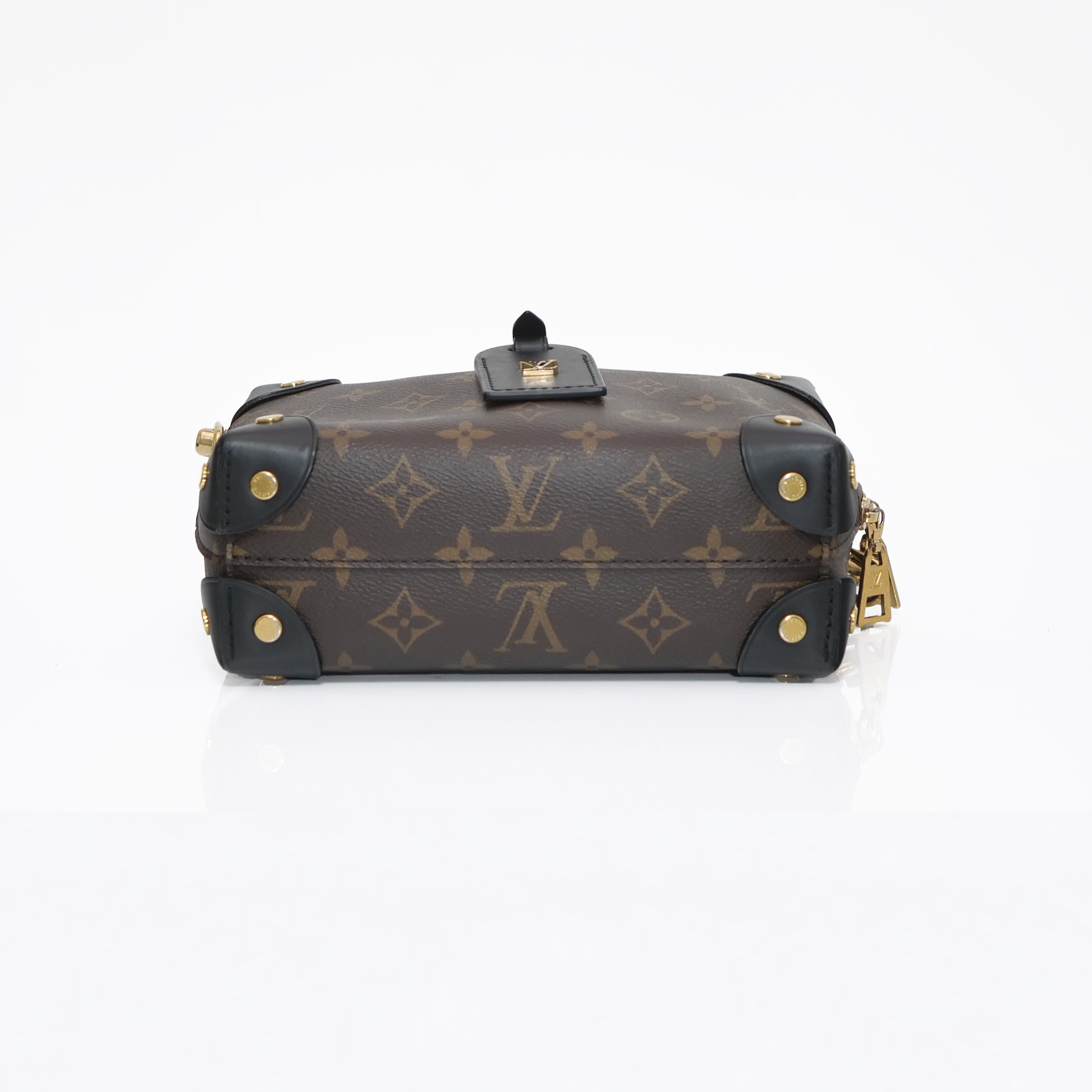 LOUIS VUITTON Petite Malle Souple Monogram Shoulder Bag M45571