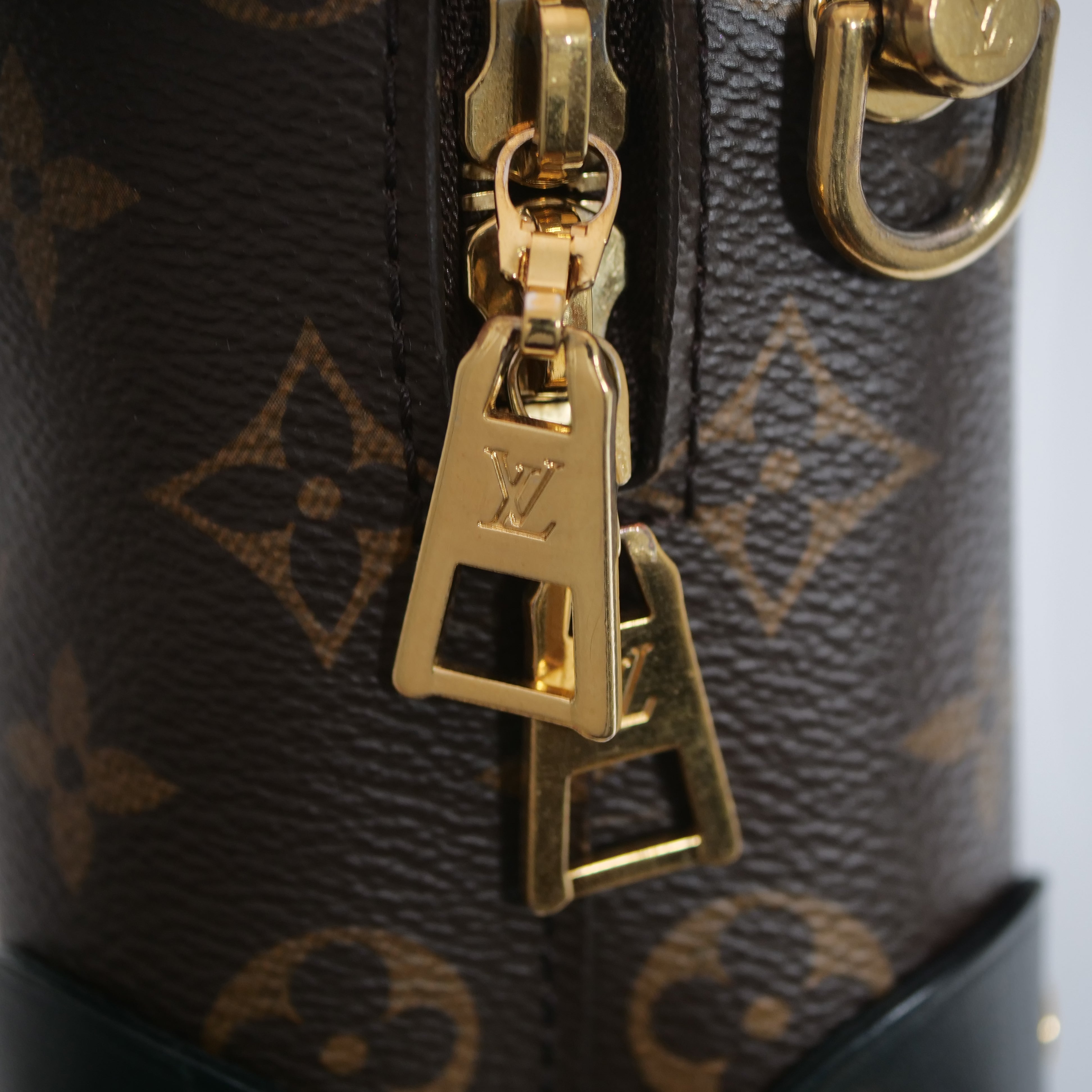 LOUIS VUITTON Petite Malle Souple Monogram Shoulder Bag M45571