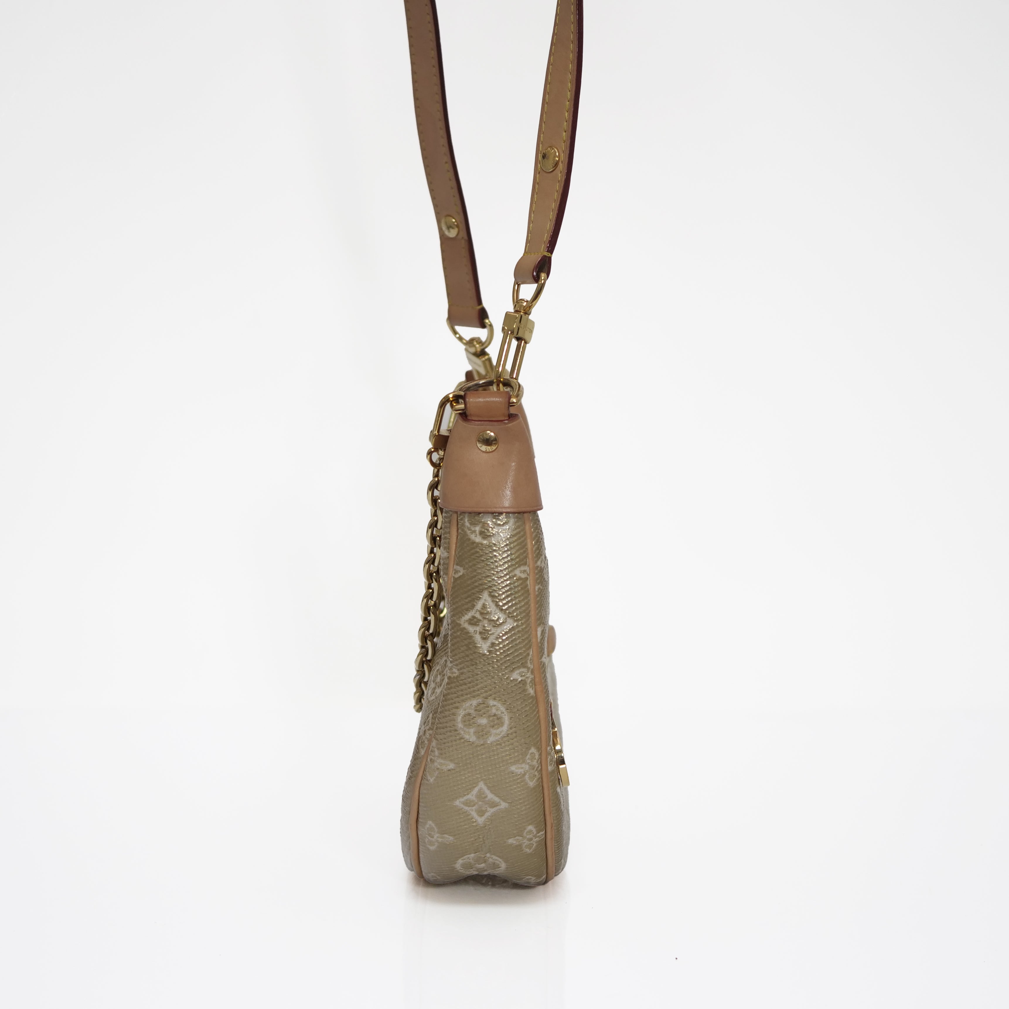 LOUIS VUITTON Monogram Laminated Jacquard Loop Shoulder Bag M22928