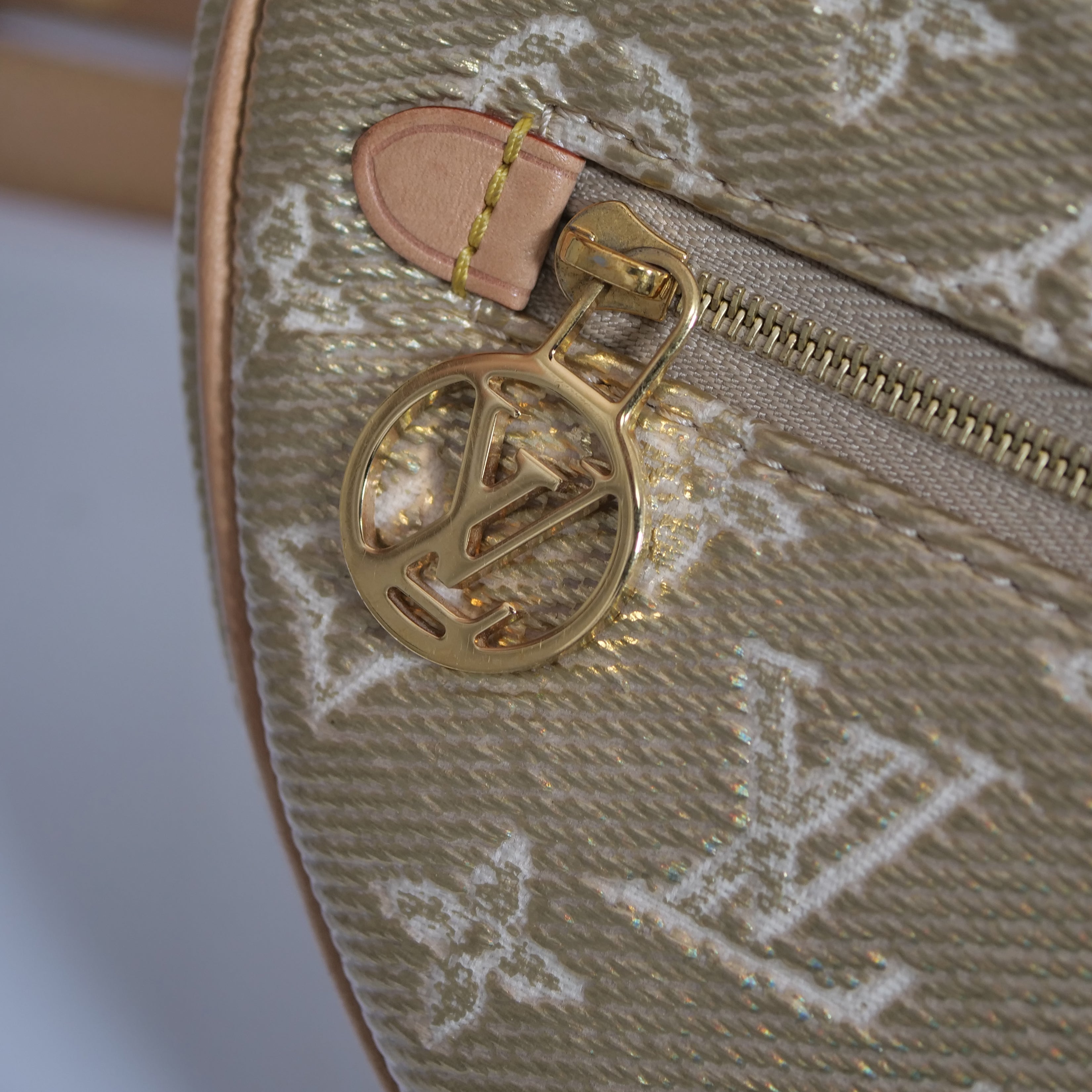 LOUIS VUITTON Monogram Laminated Jacquard Loop Shoulder Bag M22928