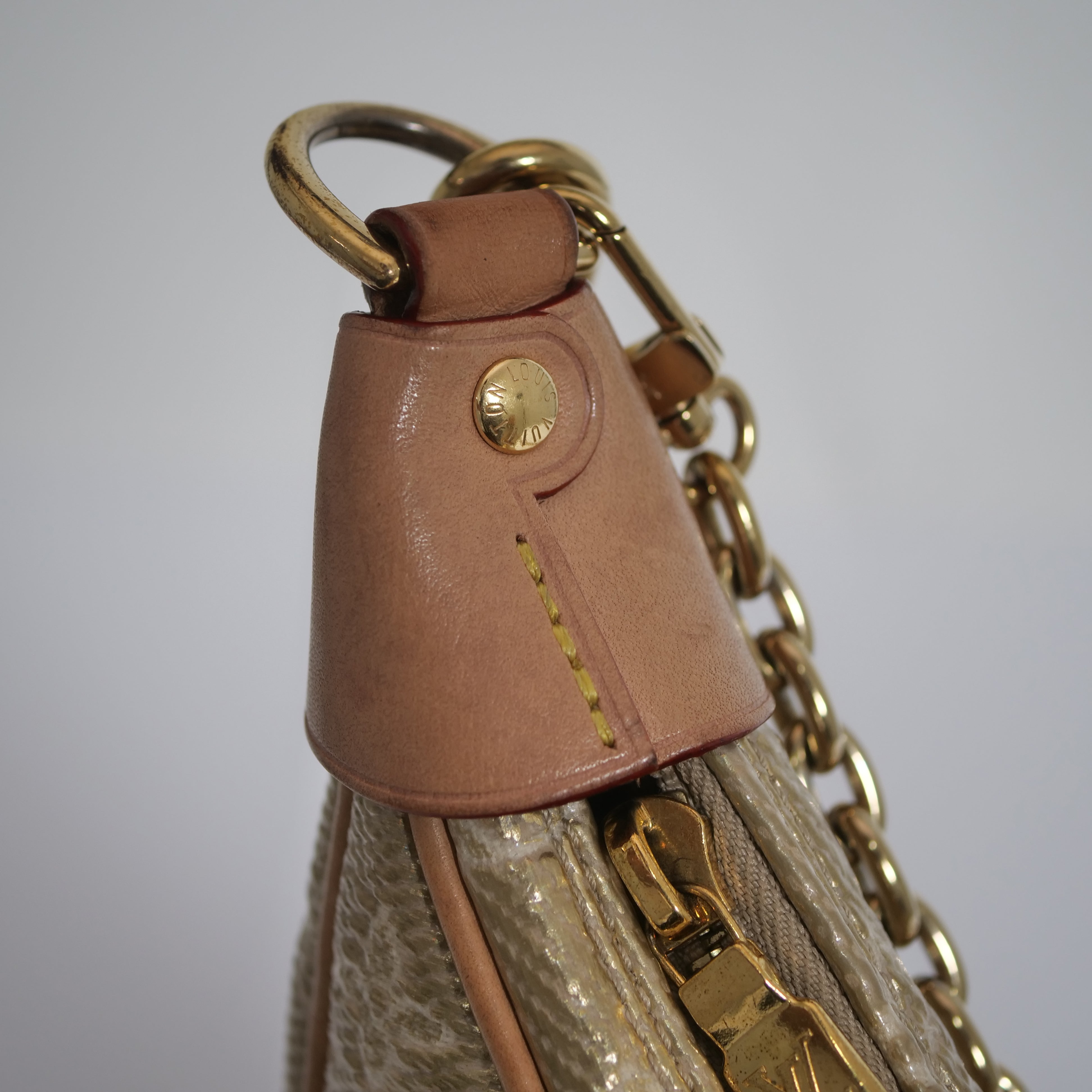 LOUIS VUITTON Monogram Laminated Jacquard Loop Shoulder Bag M22928